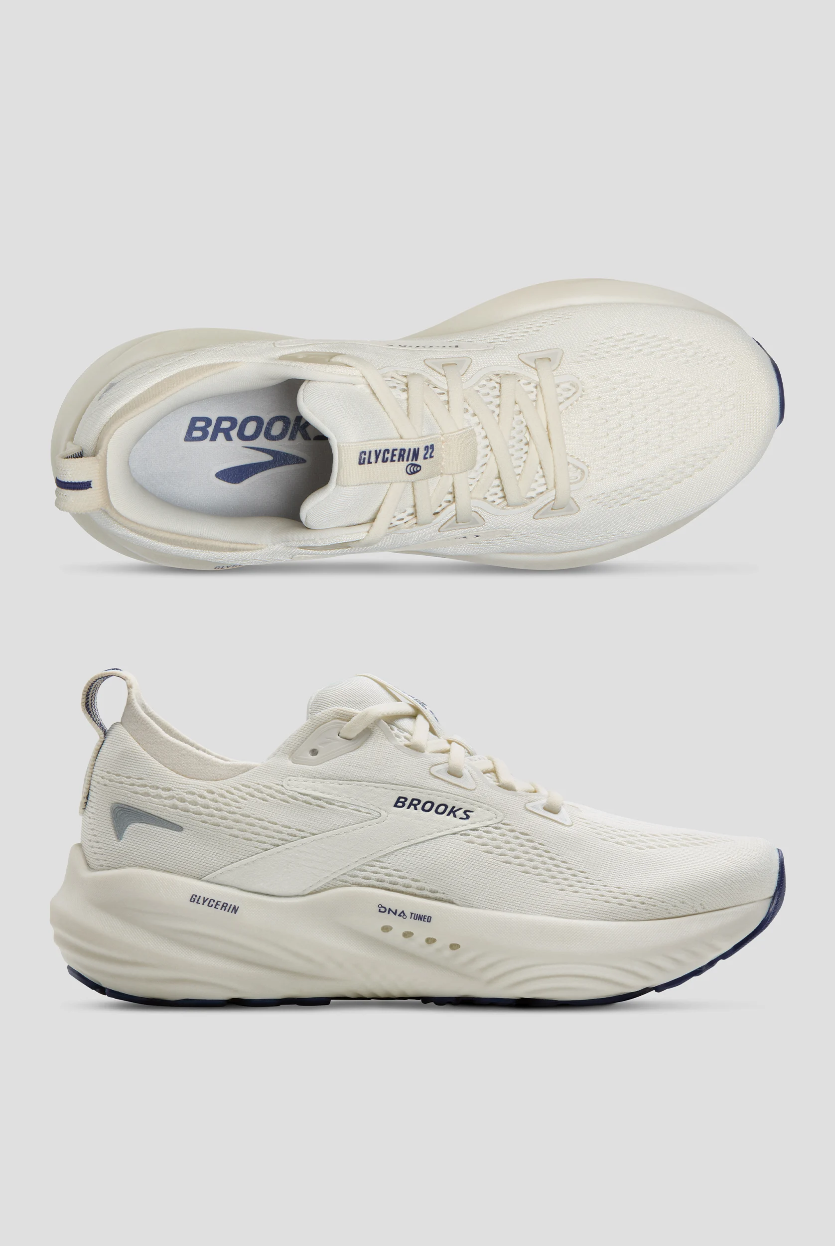 Zapatillas deportivas Brooks Glycerin 22 Bluewash/Blue Ribbon con cordones para mujer