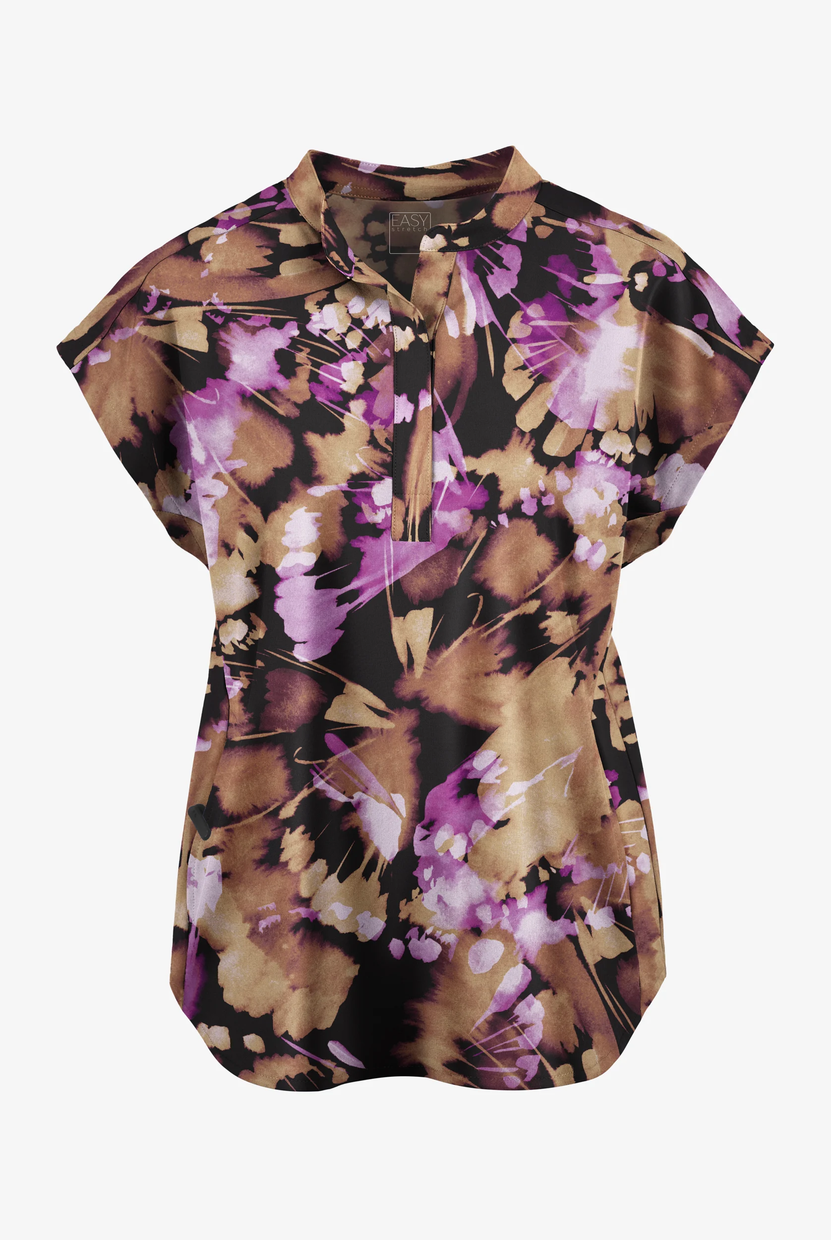 Easy STRETCH Dreamy Wings Onyx Women's Dolman Sleeve Printed Scrub Top