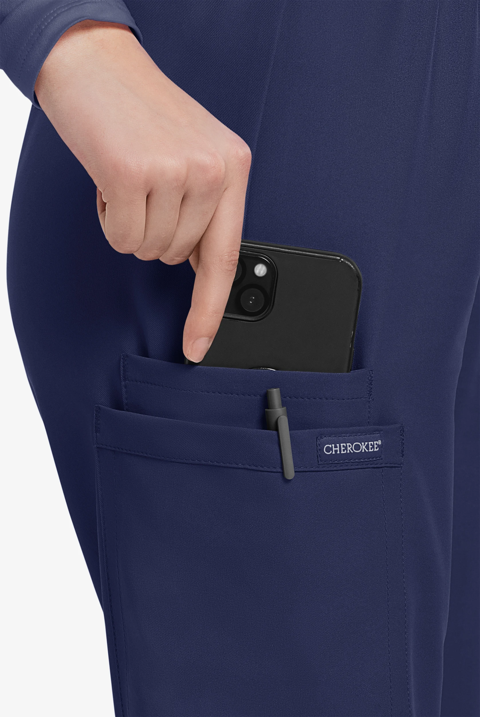 Pantalón médico Cherokee Workwear Originals Ultra con piernas delgadas y 3 bolsillos para mujer