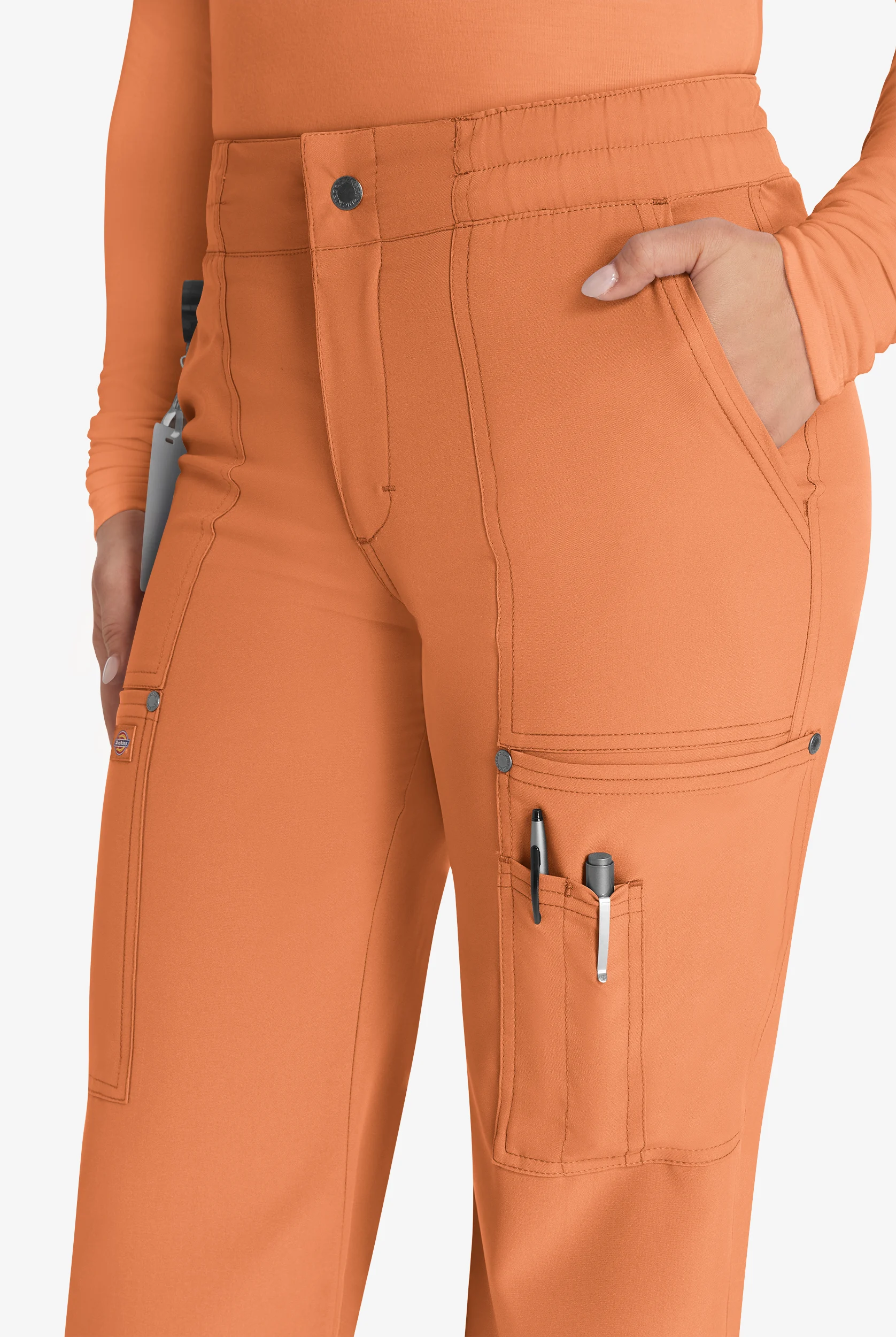 Dickies EDS NXT Women's 5-Pocket Straight Leg Cargo Scrub Pants