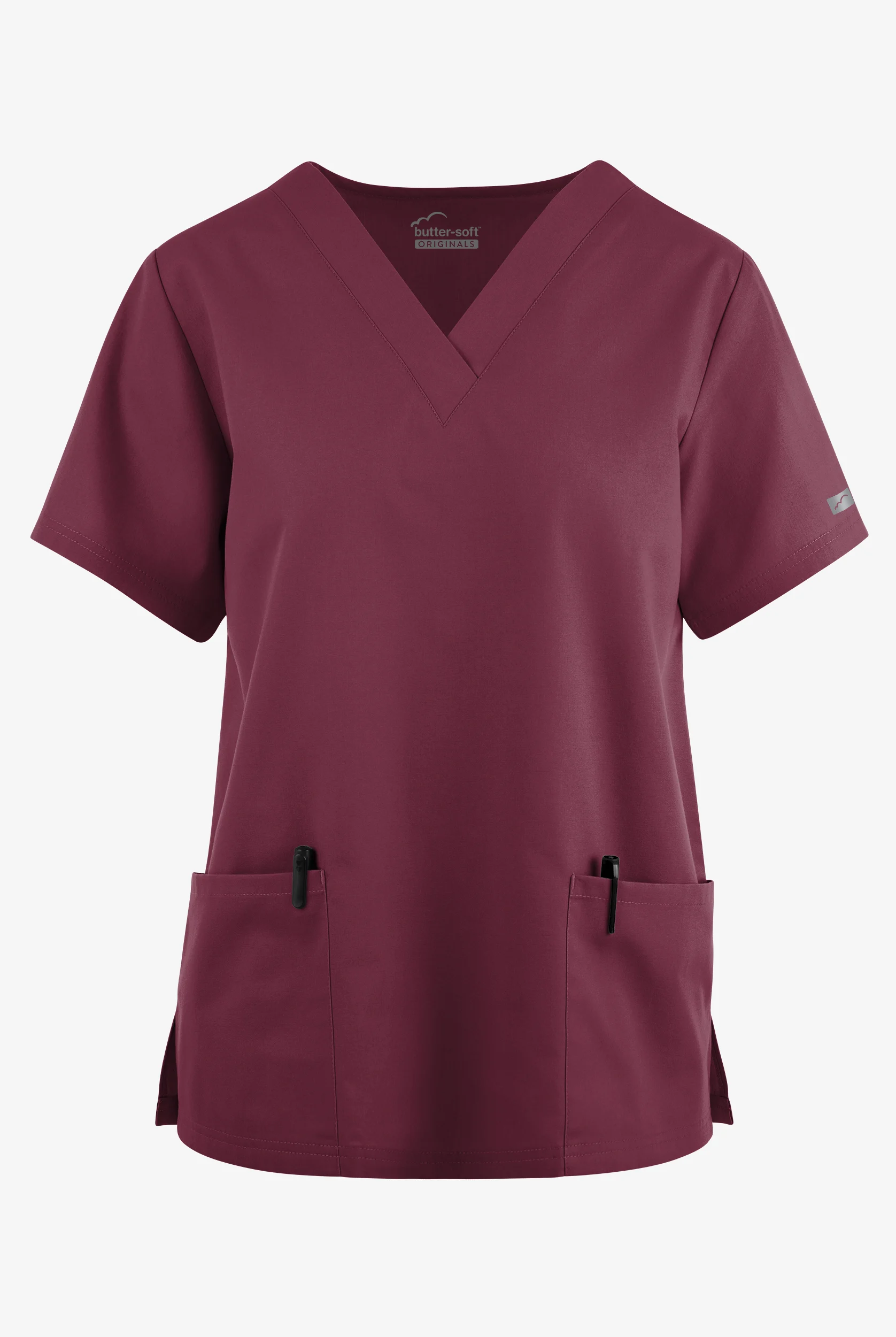 Butter-Soft Originals Women's 2-Pocket V-Neck Scrub Top