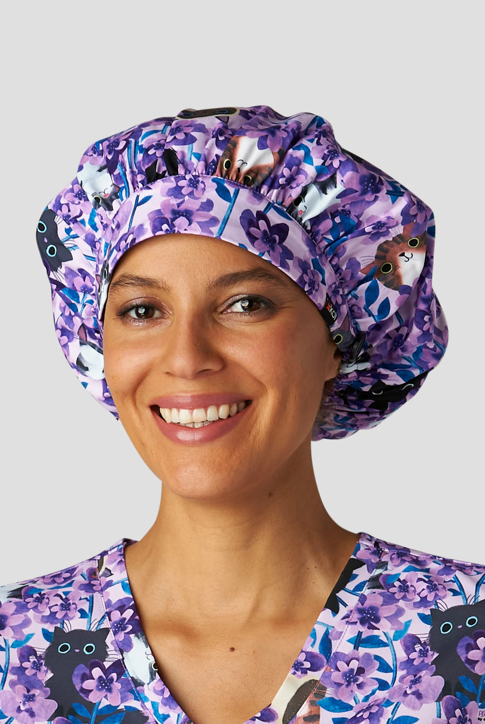 Koi Basics Flora Kitty Scrub Hat