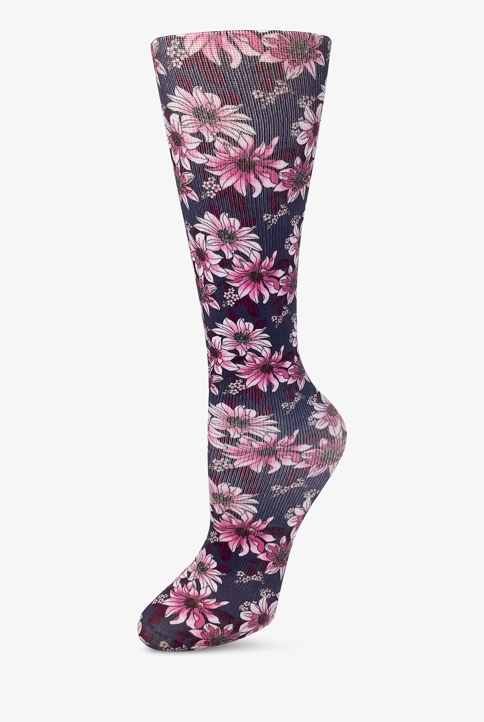 Calcetines de compresión anchos Cutieful Botanic Beauties para mujer exclusivos de UA - 10-18 mmHg