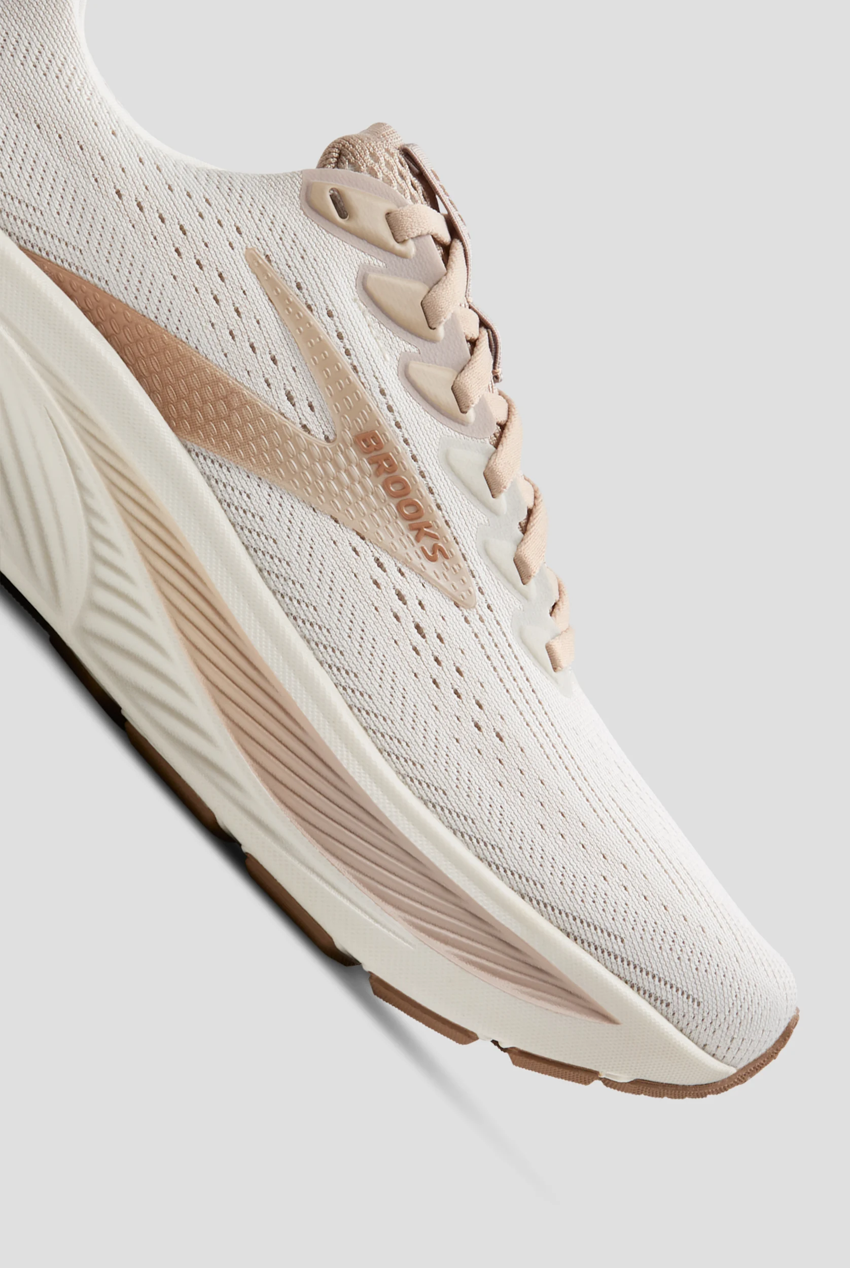 Zapatillas deportivas Brooks Ghost 17 Grey/Chateau Grey/Portabella con cordones para mujer