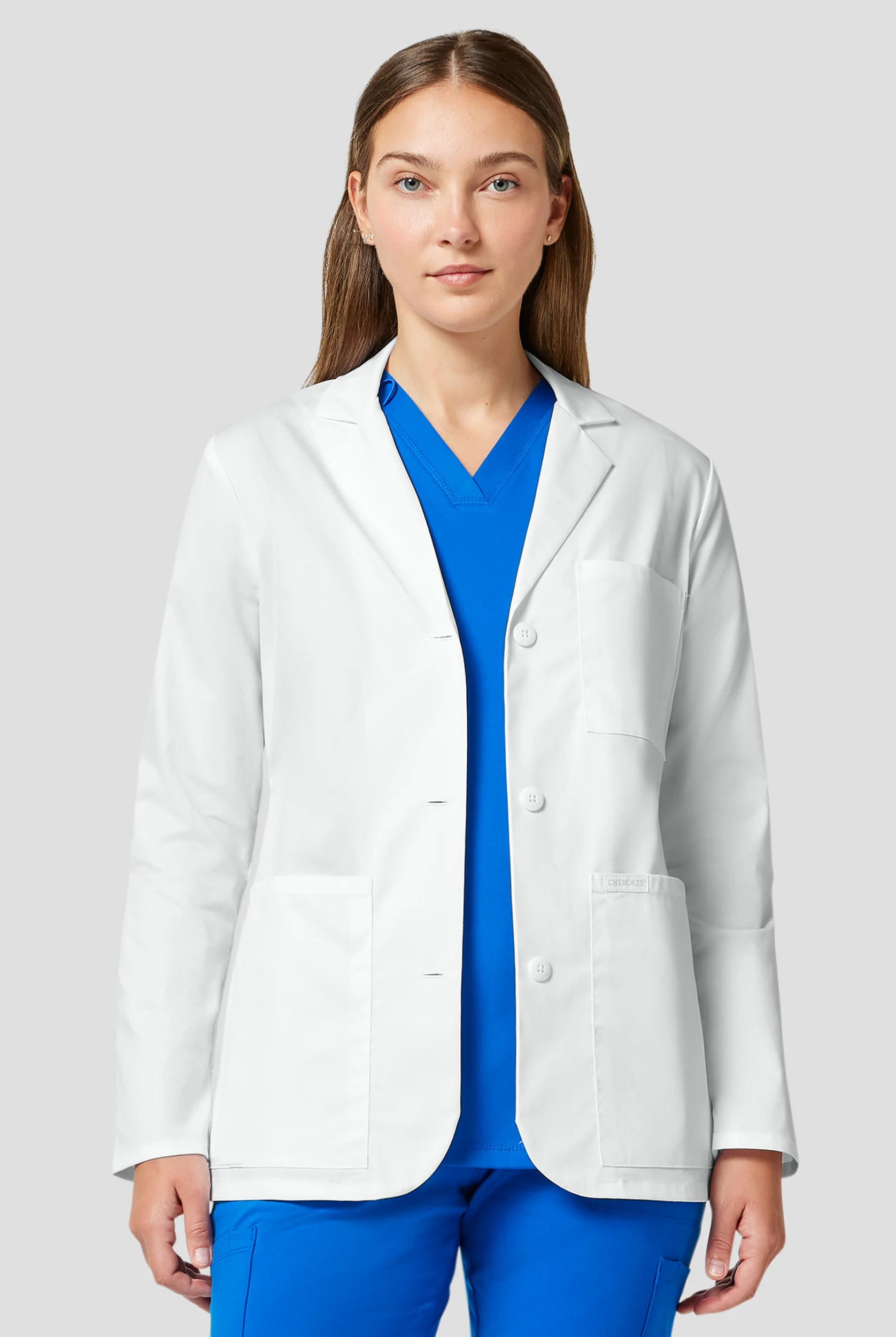 Cherokee Project Lab Women's 28" 3-Pocket Lab Coat