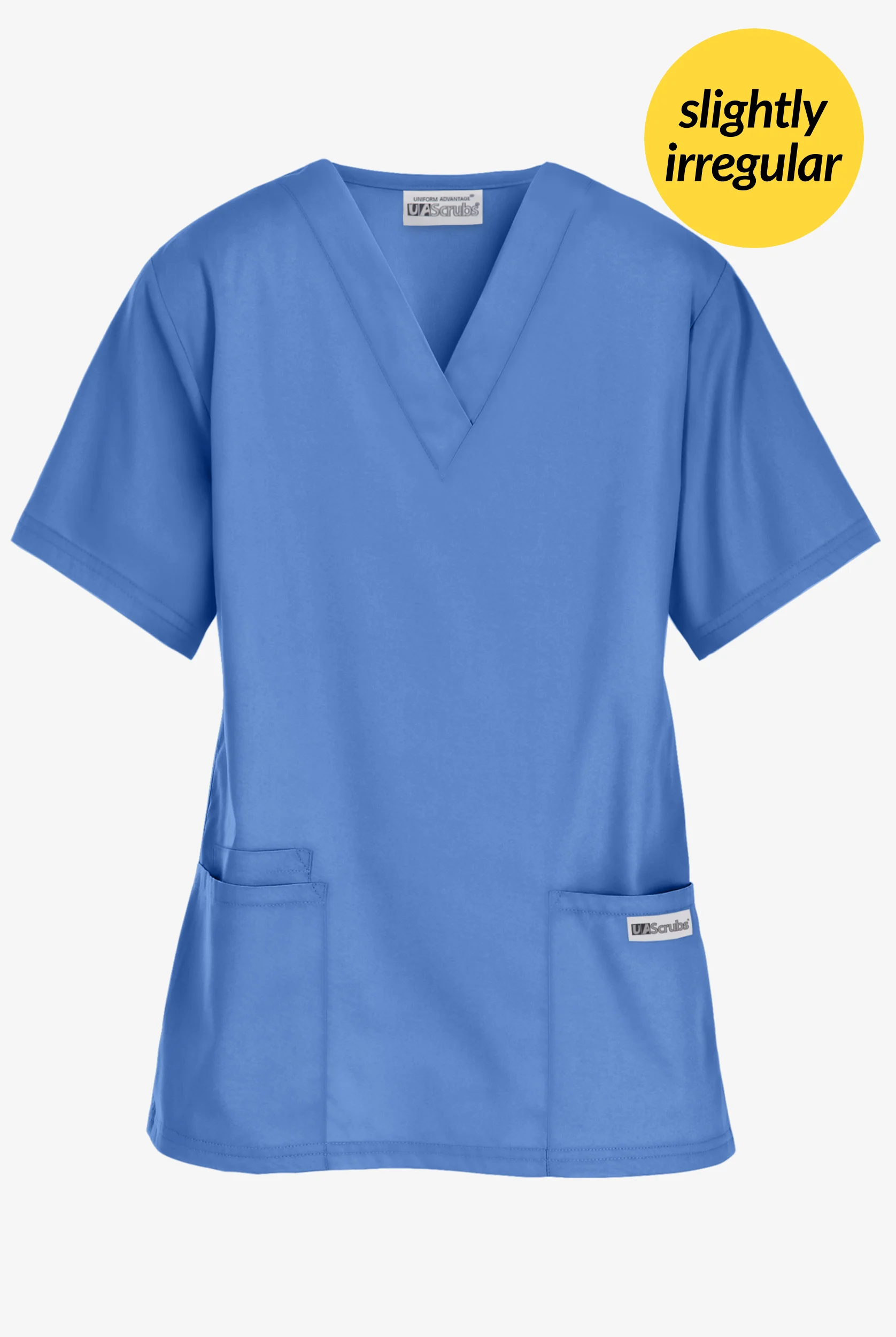 UA Best Buy Scrubs Women's 3-Pocket V-Neck Scrub Top **Slightly IRREGULAR**