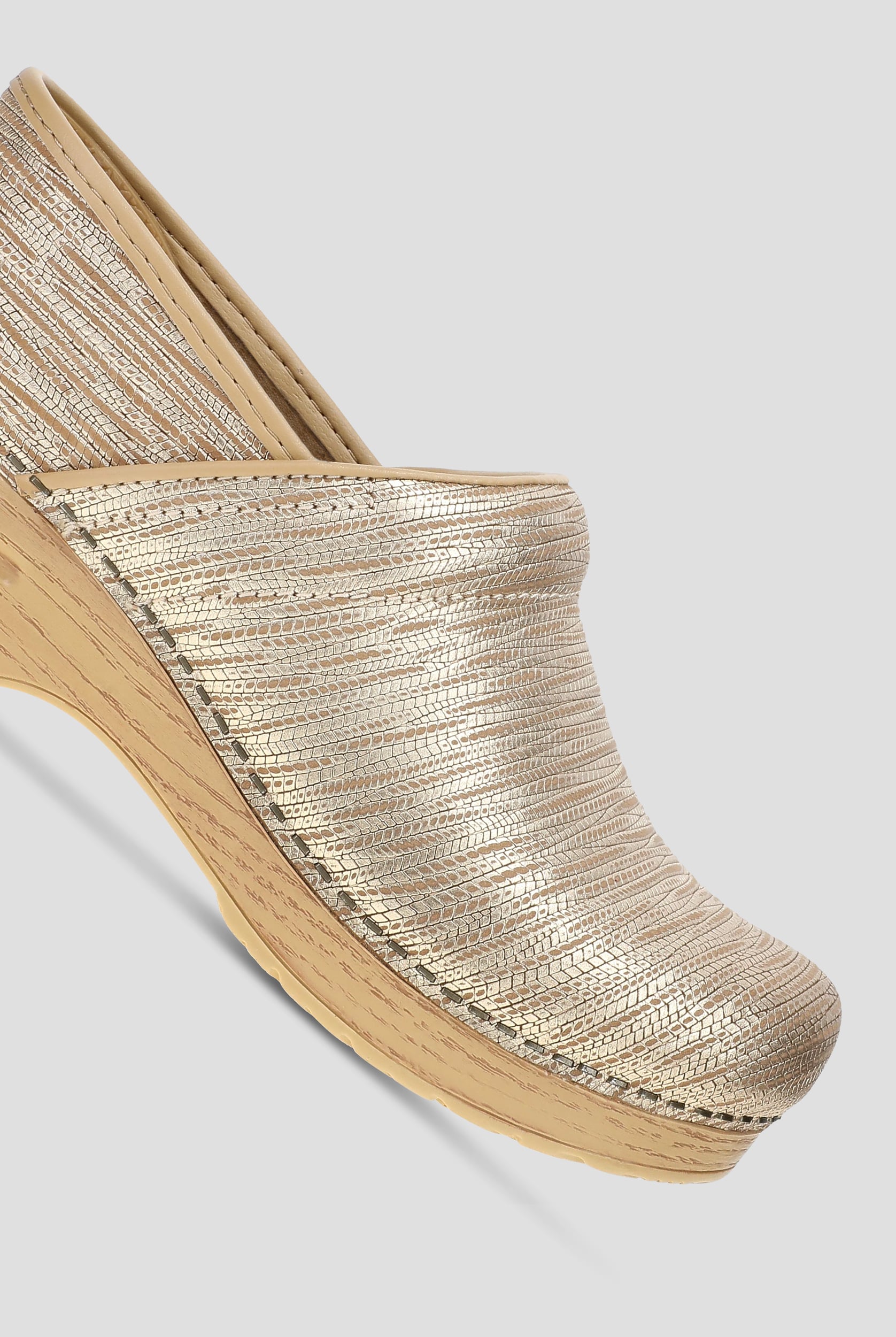 Dansko Women's Professional Gold Texture Clog