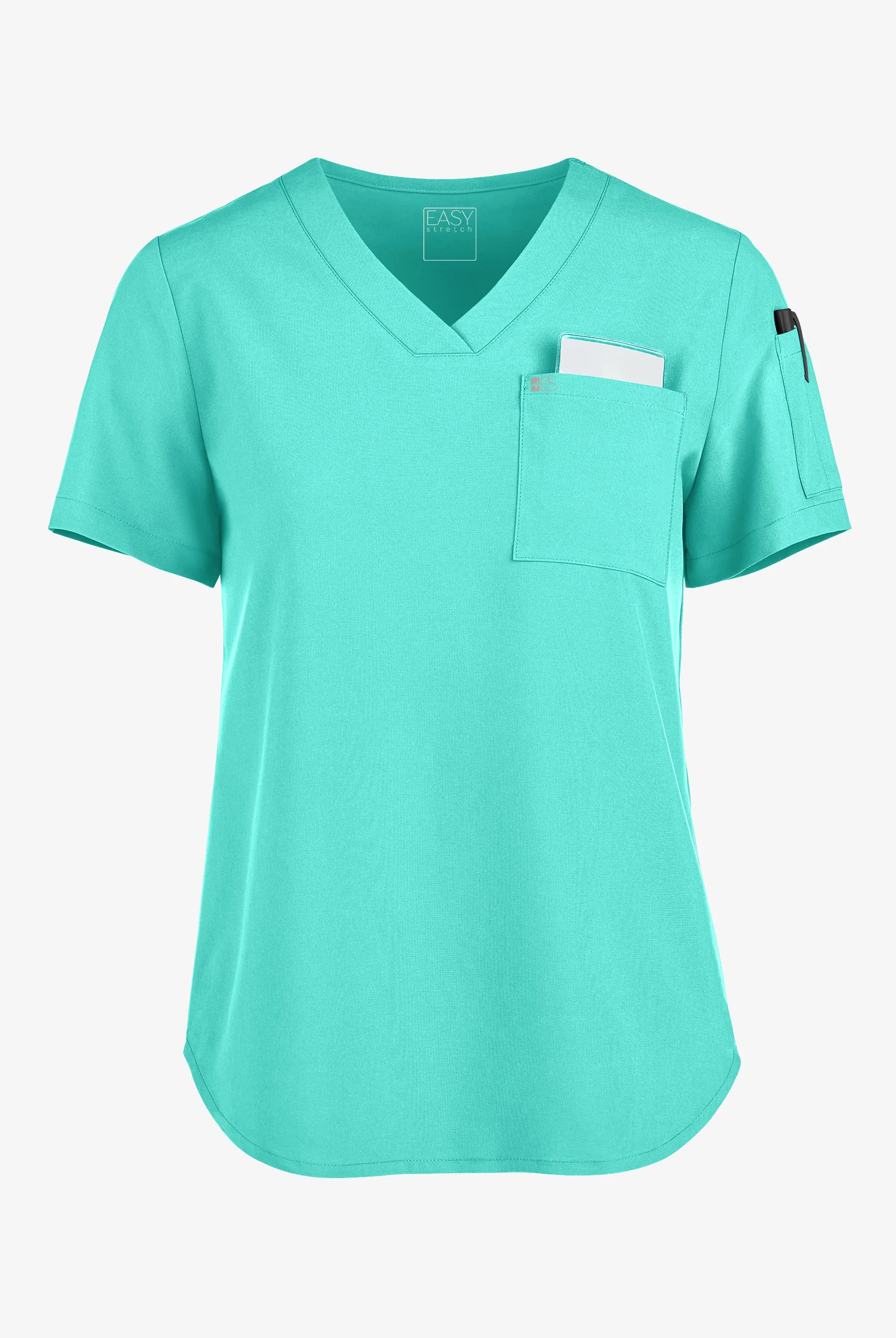 Easy STRETCH Chloe Women's 3-Pocket V-Neck Tuck-In Scrub Top