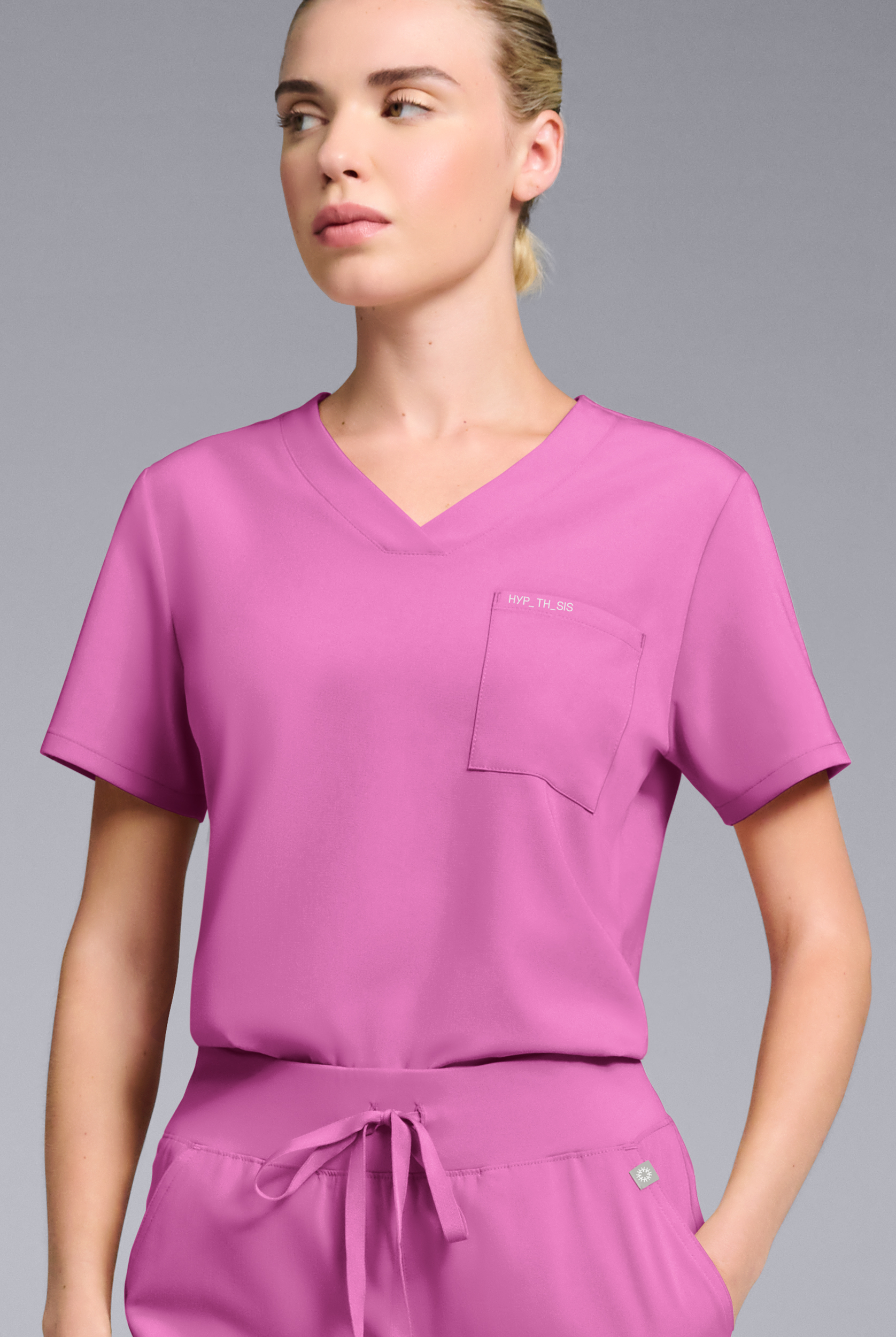Hypothesis Women's Base V-Neck Tuck-In Scrub Top