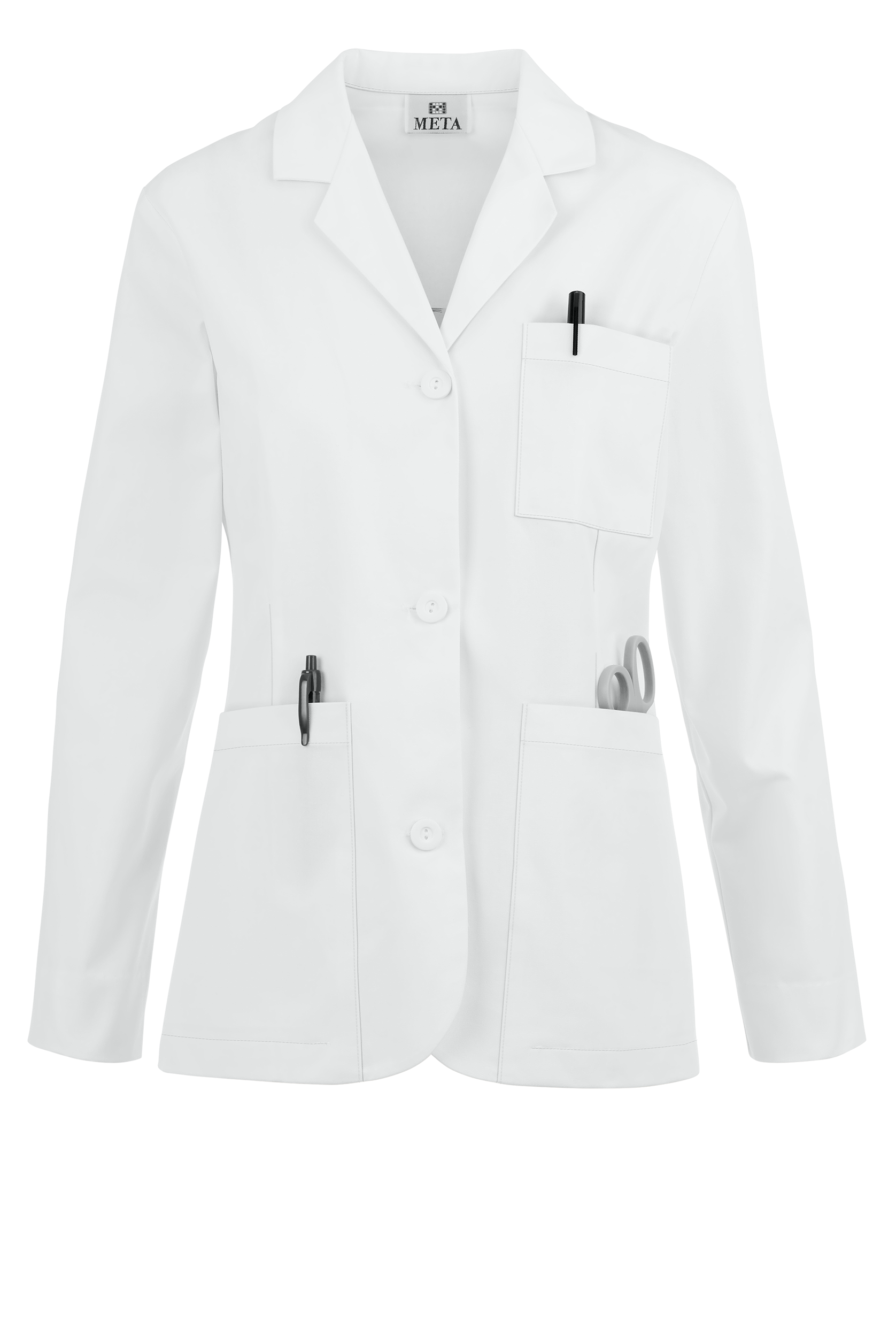 White Swan Meta Women's 28" 7-Pocket Lab Coat