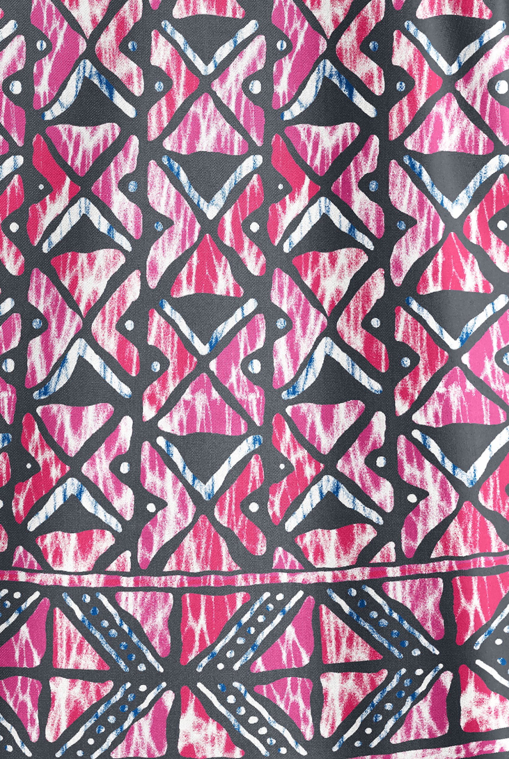 Butter-Soft STRETCH Day Dance Pewter Women's 1-Pocket V-Neck Print Scrub Top