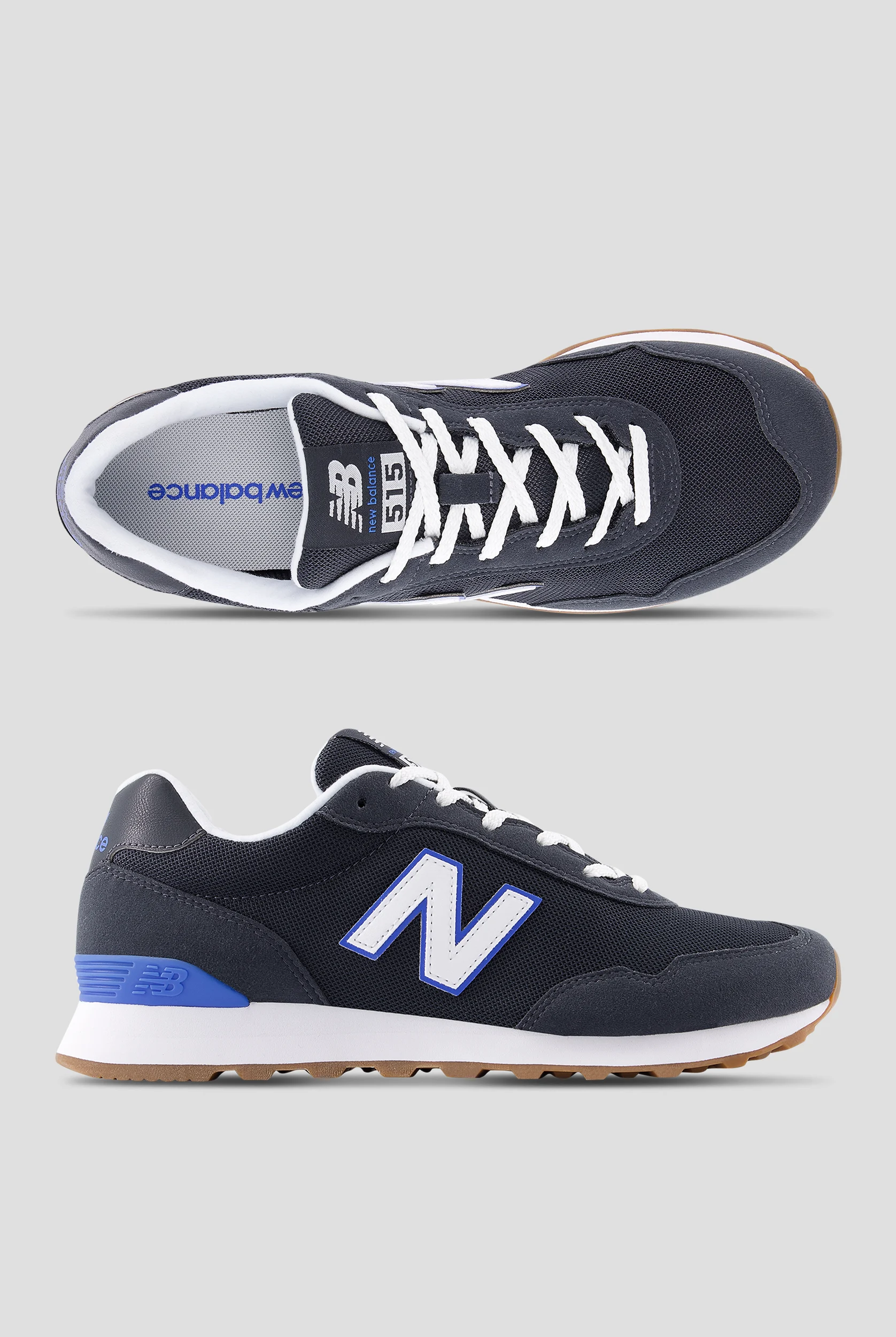 New Balance Men's 515 Phantom / Blue Bird Athletic Lace Up Shoes