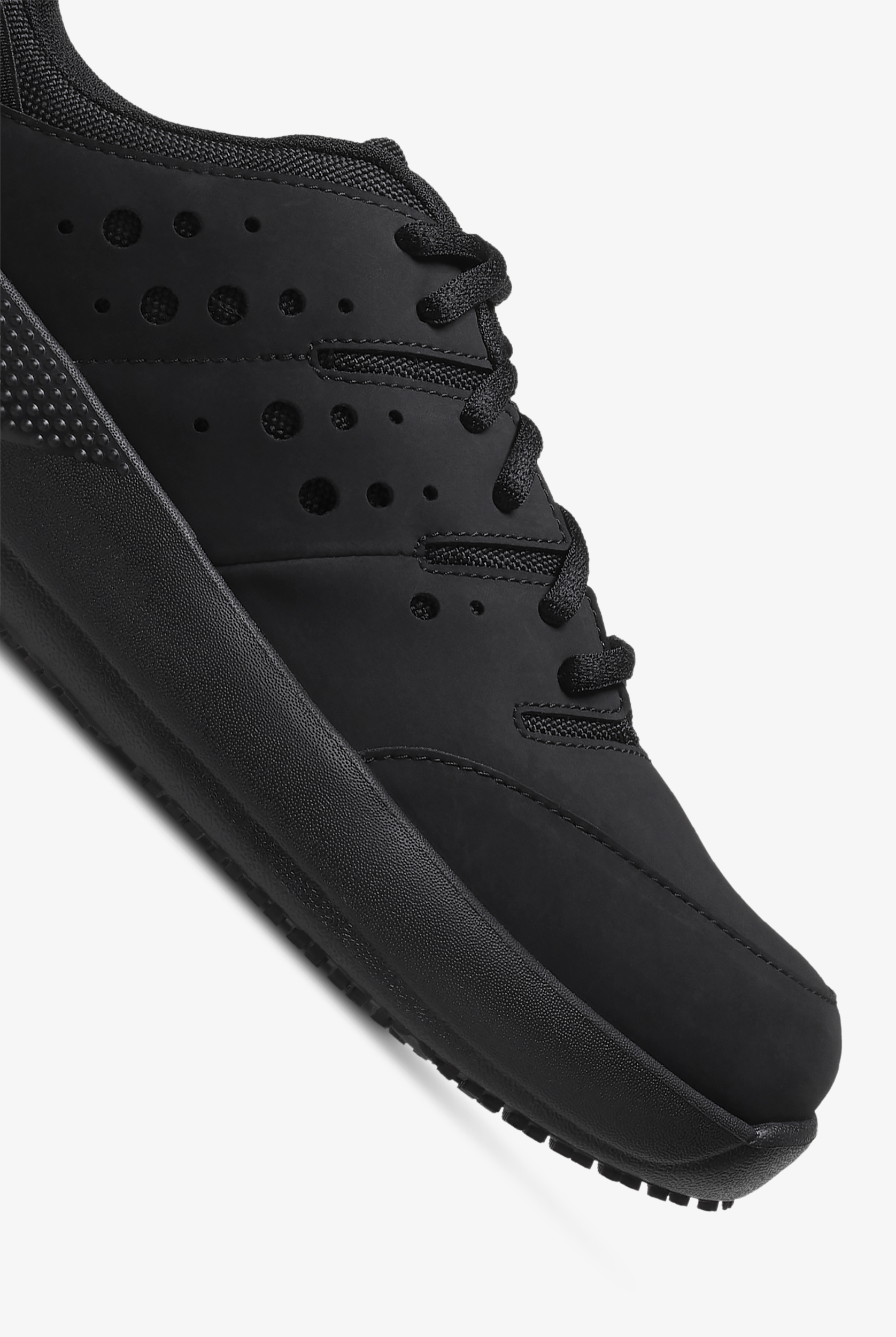 Crocs Men's On the Clock Triple Black Athletic Lace Up Shoes