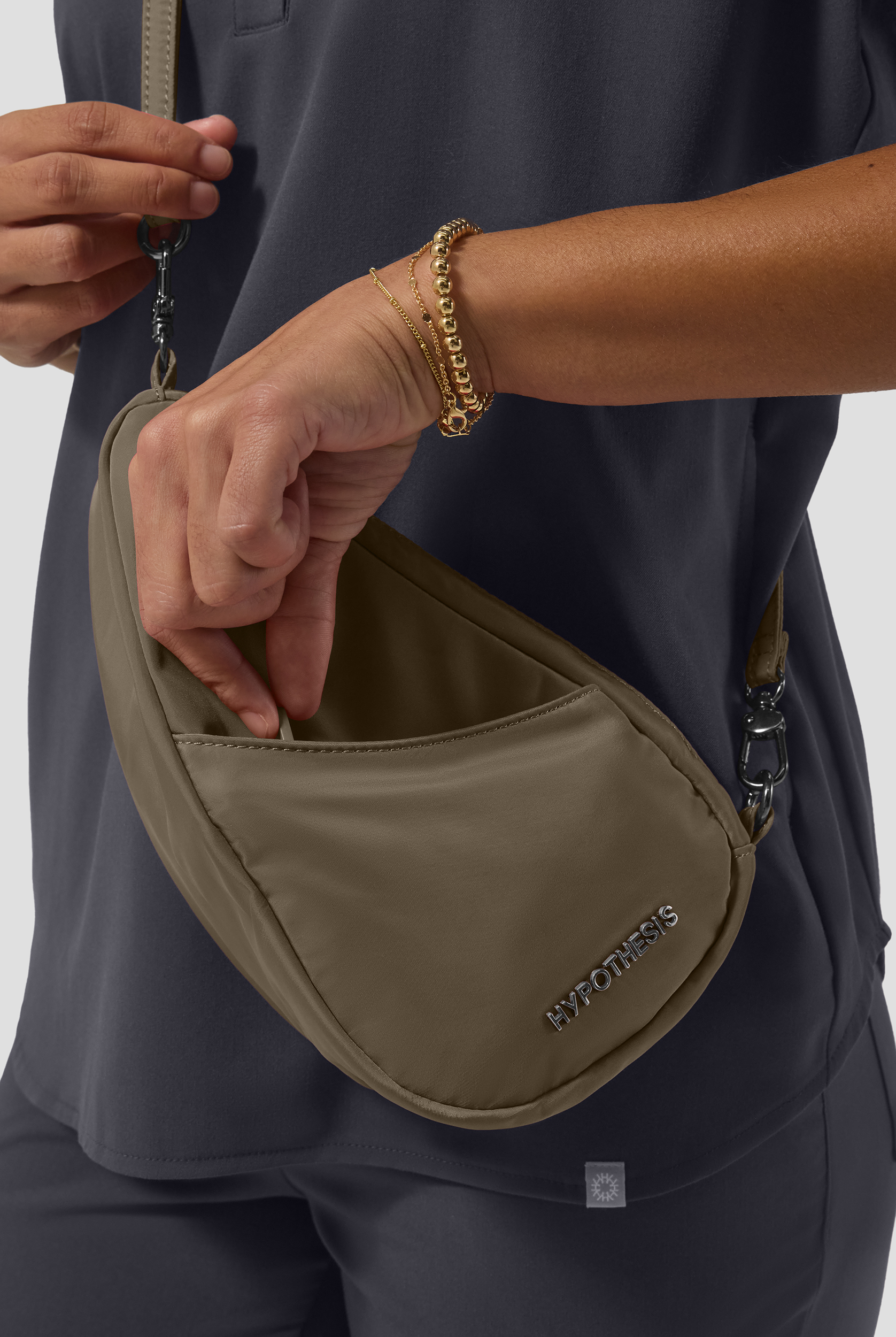 Hypothesis Meta Dark Moss Small Sling Bag