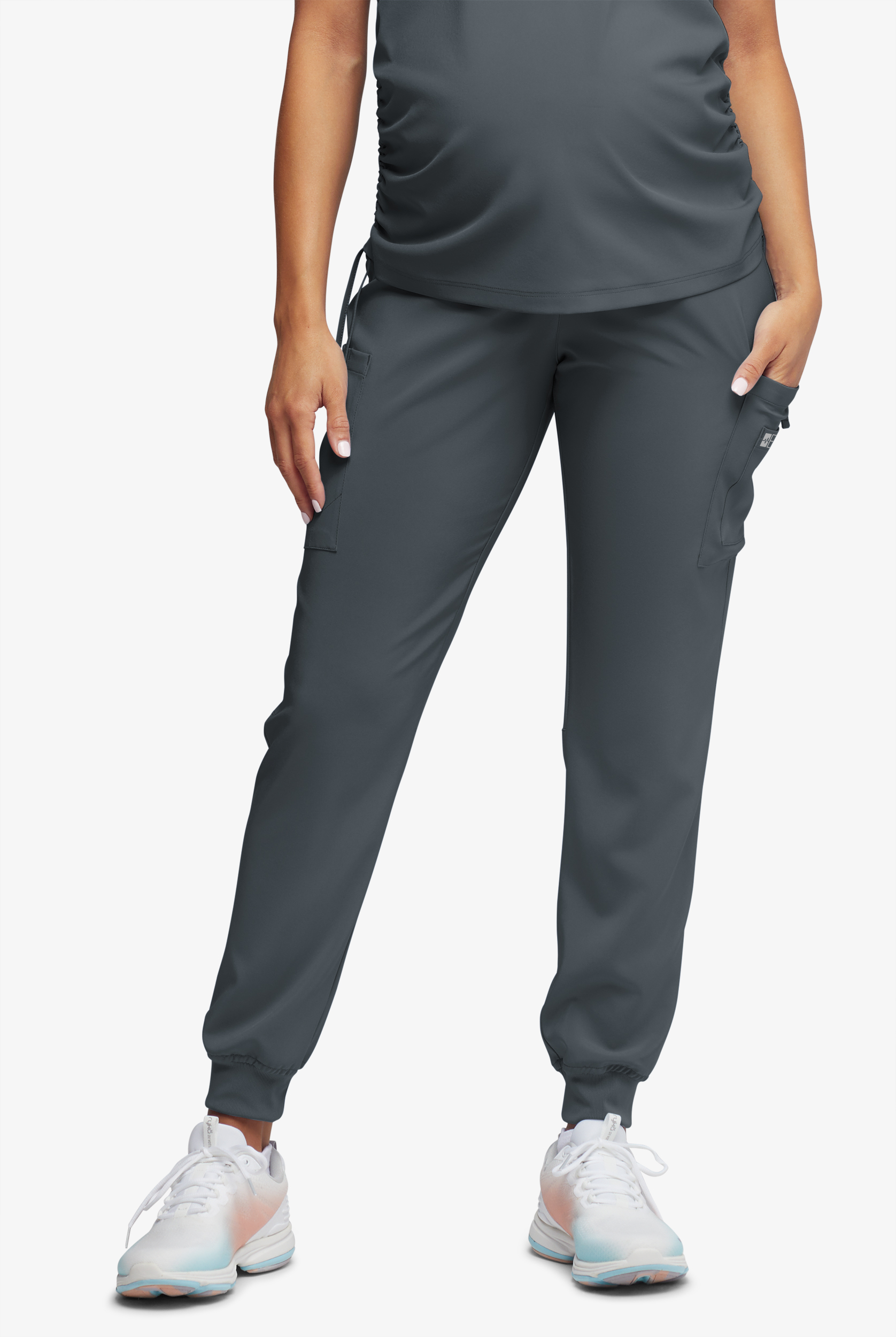 Pantalón médico de maternidad Easy STRETCH Chrissy estilo jogger con piernas pitillo y 4 bolsillos para mujer