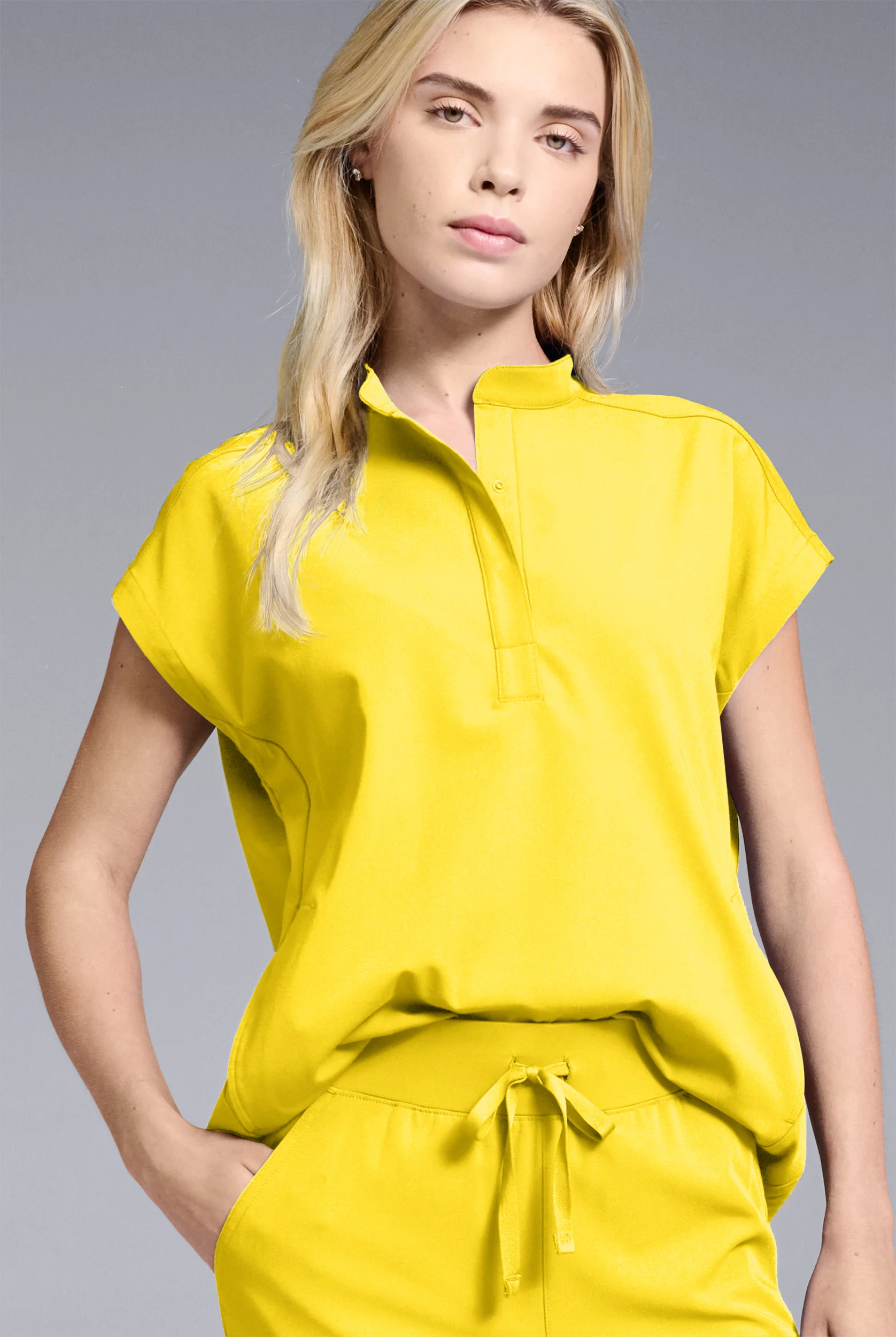 Hypothesis Women's Meta Oversized Dolman Sleeve Scrub Top