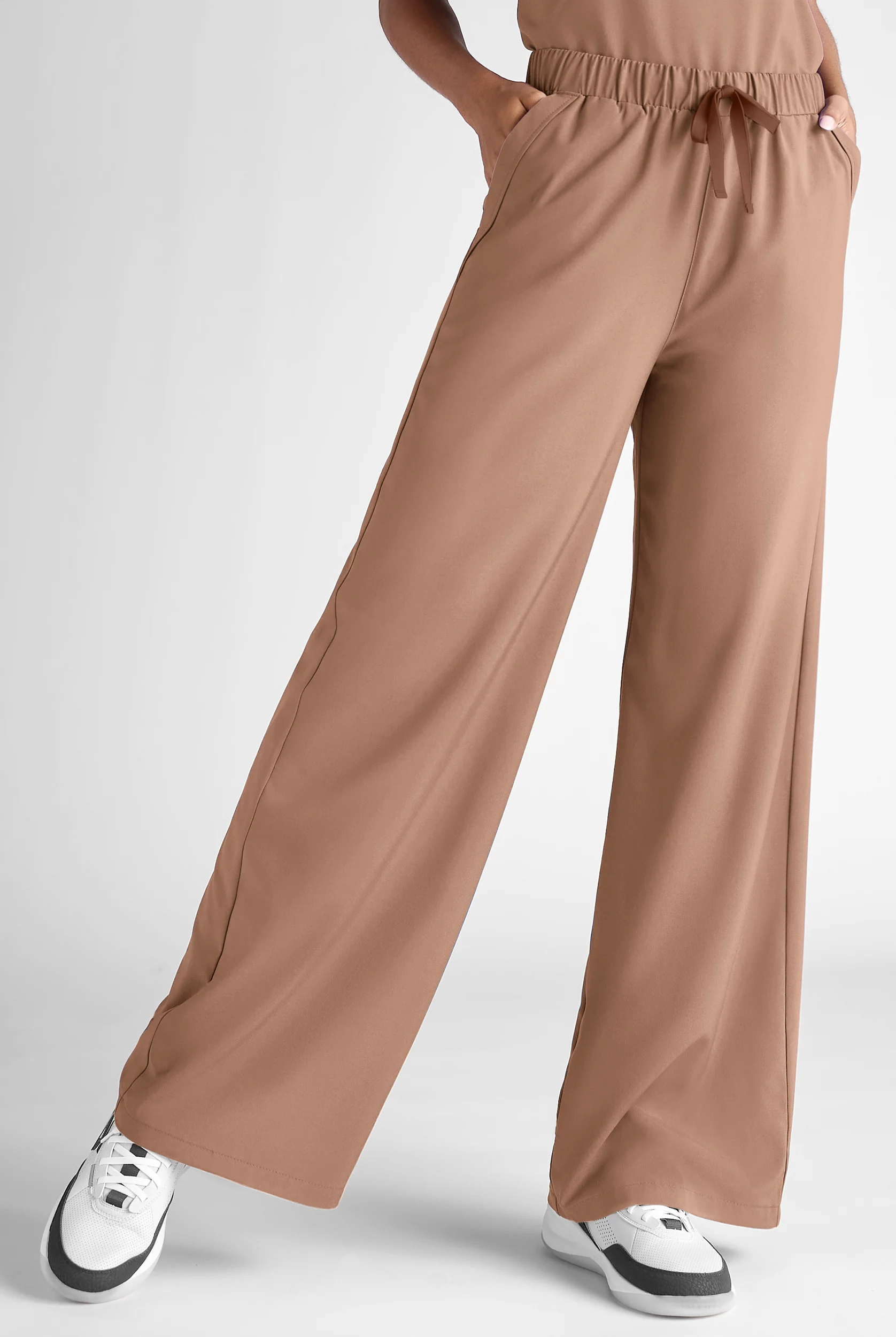 Easy STRETCH Hunter Women's 6-Pocket Relaxed Fit Wide Leg Scrub Pant