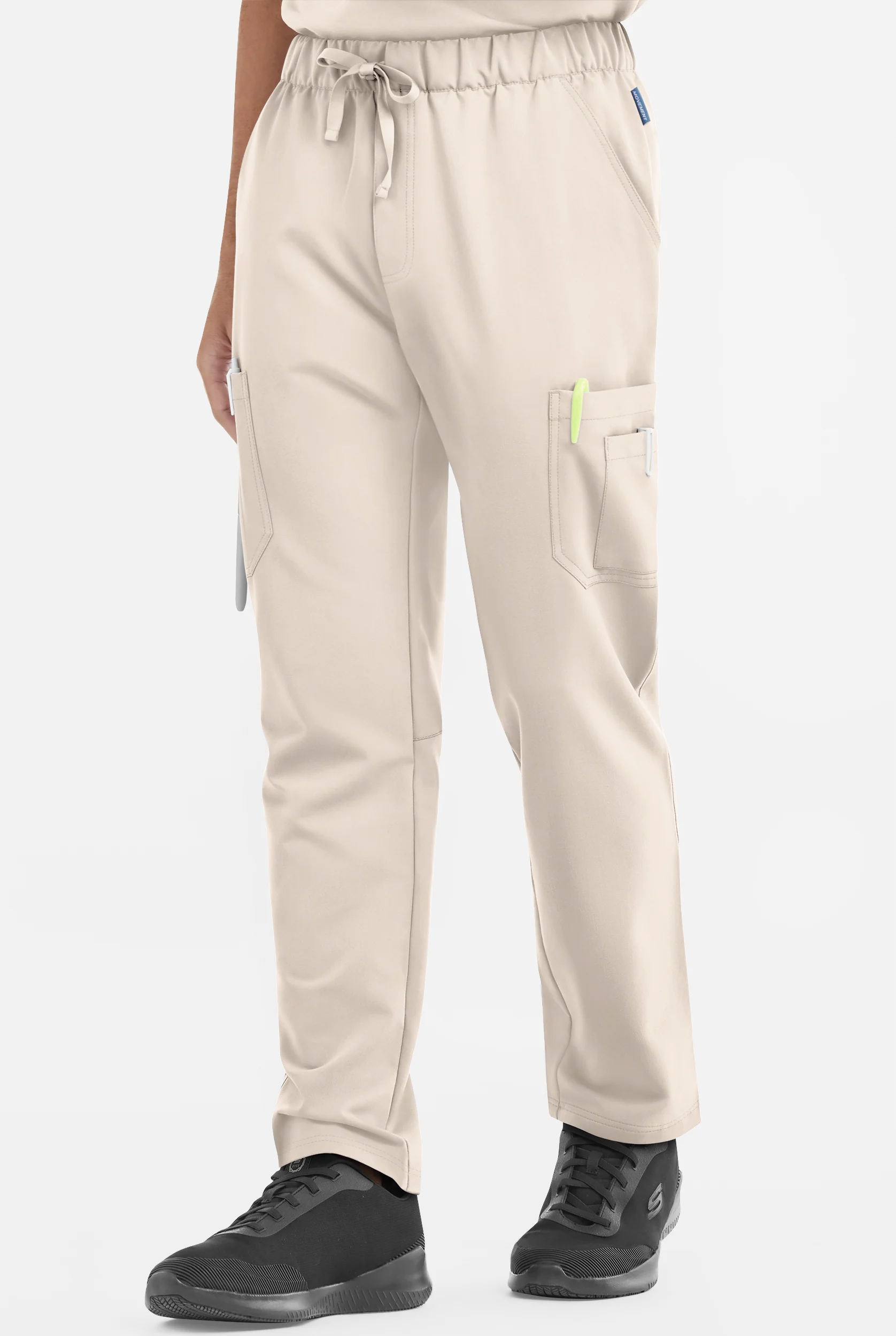 MOVEMENT by Butter-Soft Hadar Men's 9-Pocket Cargo STRETCH Scrub Pants