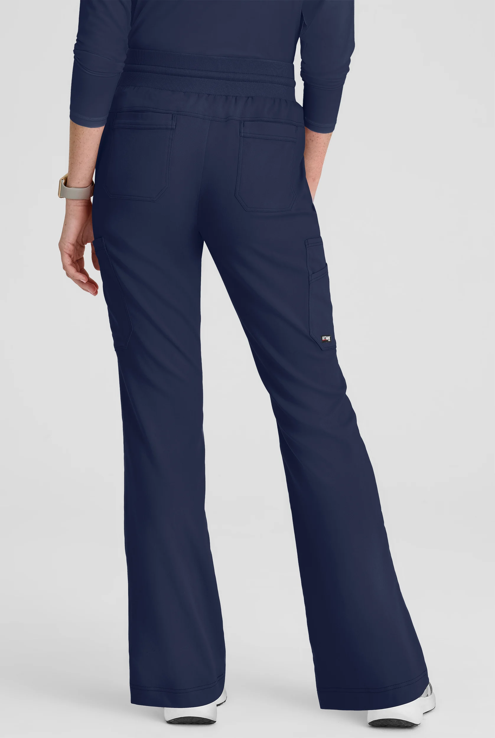 Grey's Anatomy&trade; by Barco Spandex STRETCH Kristi Women's 7-Pocket High-Rise Flare Leg Scrub Pant
