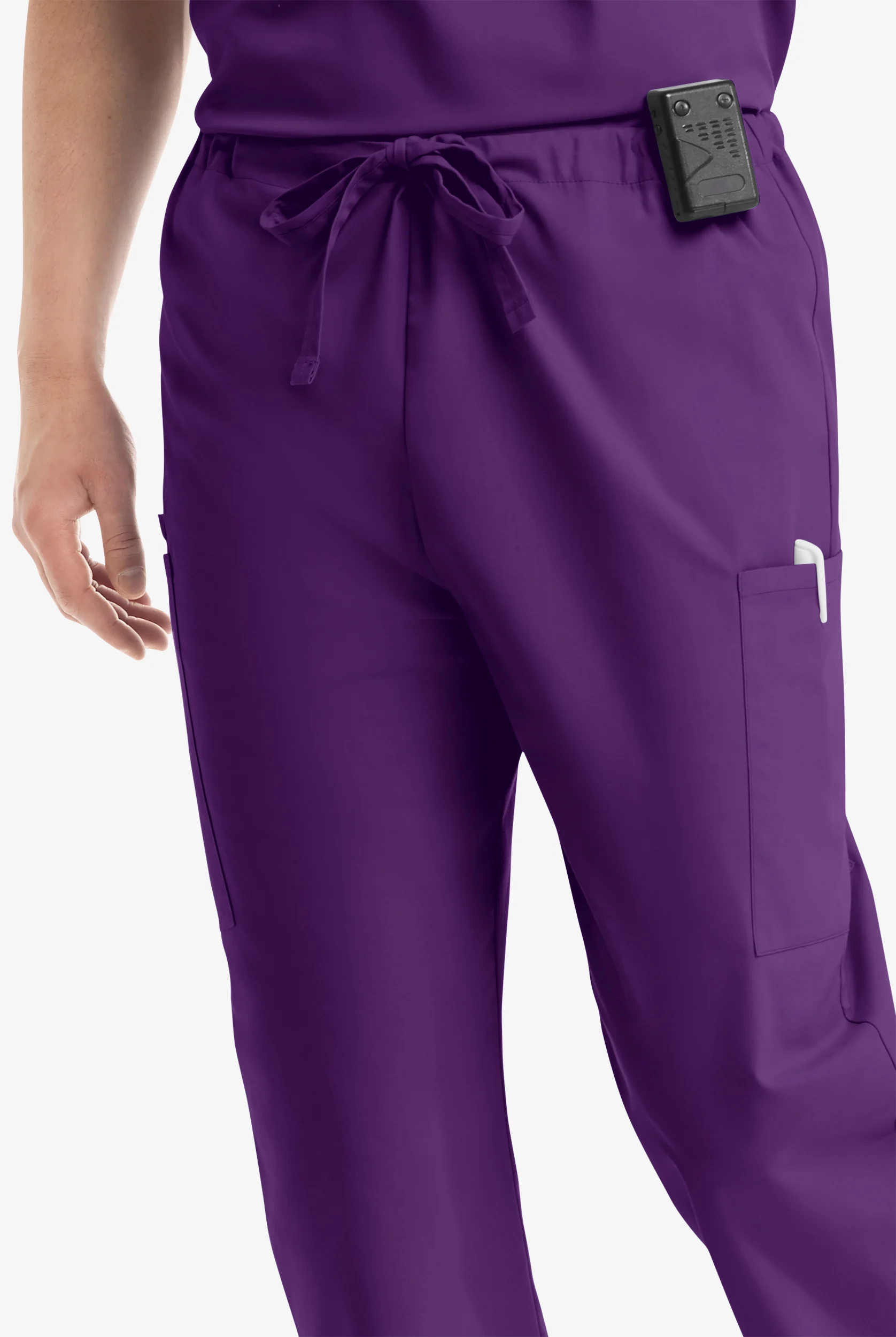 Butter-Soft Core Scrubs Unisex 4-Pocket Cargo Drawstring Scrub Pants- New and Improved - Tall
