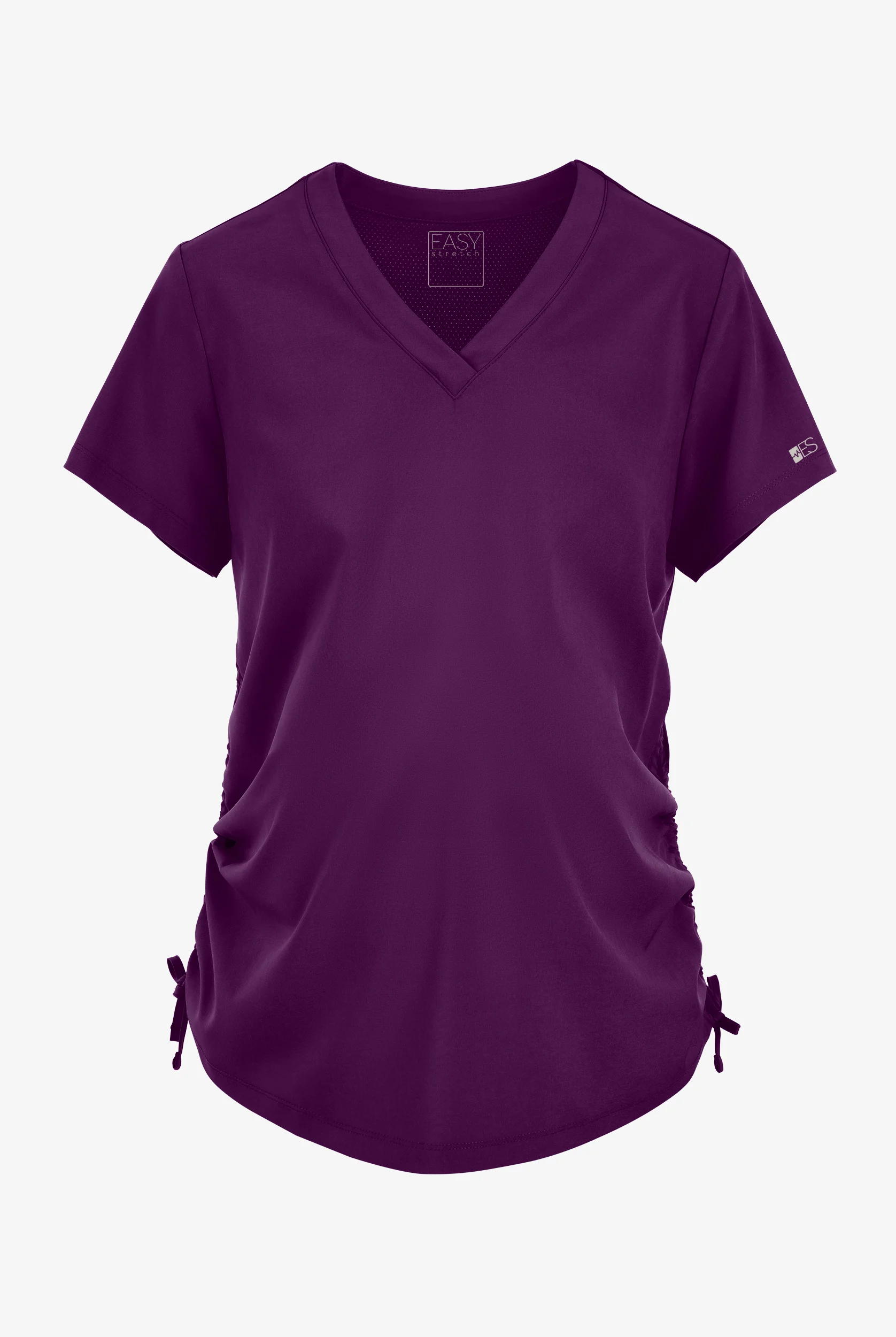 Blusa m&eacute;dica de maternidad Easy STRETCH Tori con espalda de malla refrescante para mujer