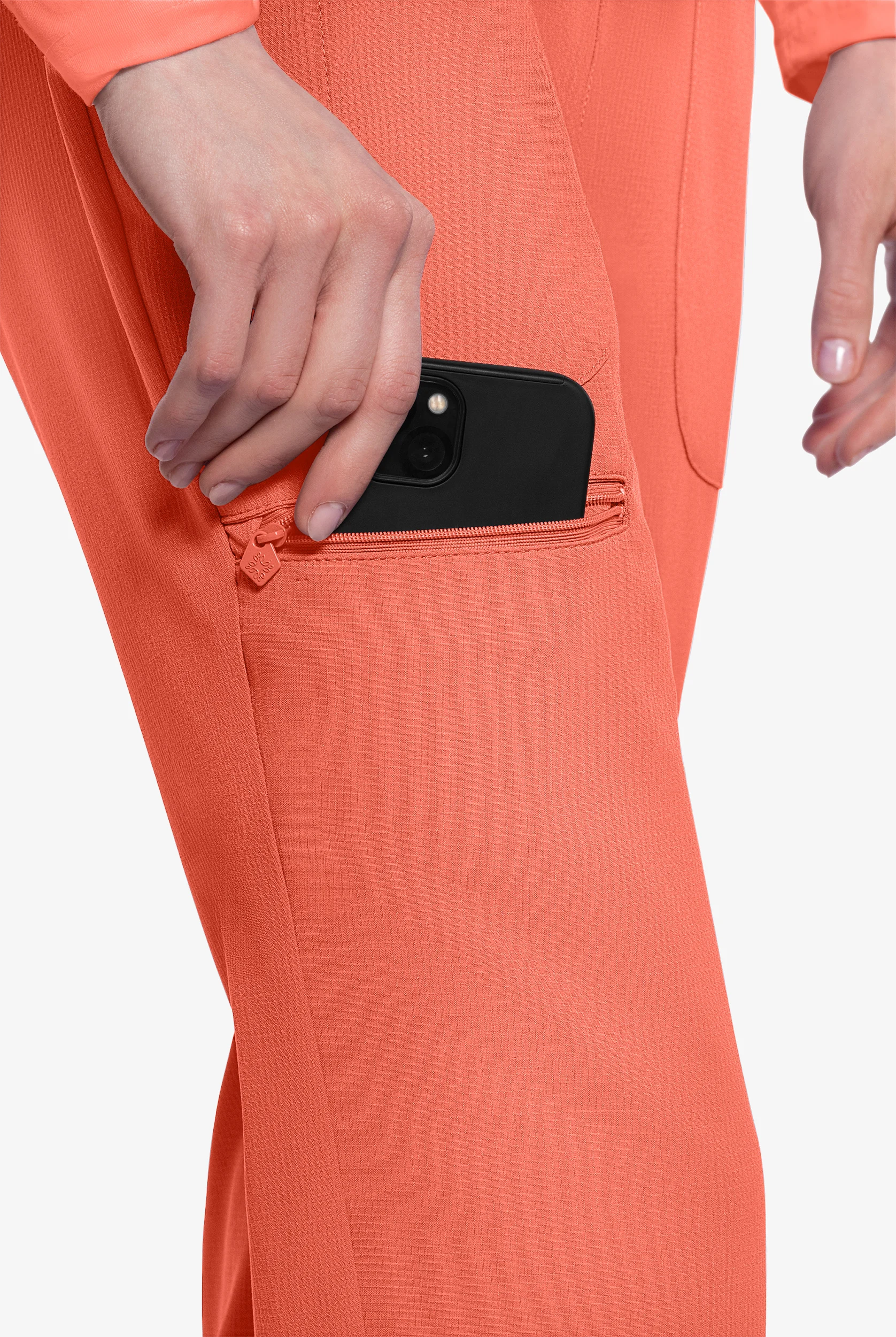 Med Couture Amp Women's 6-Pocket STRETCH Jogger Scrub Pant - Petite