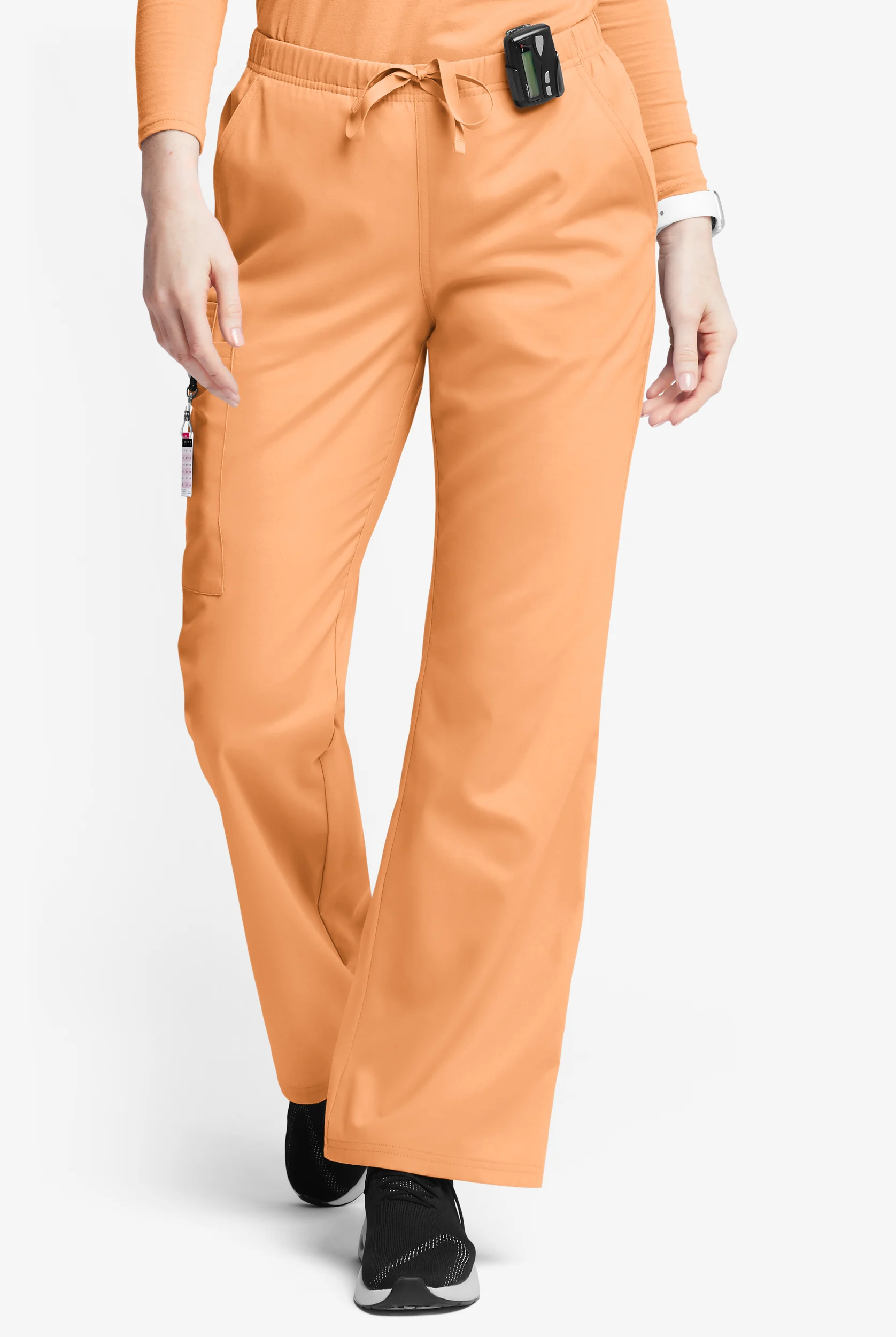 Butter-Soft Originals Women's 6-Pocket Mid Rise Flare Leg Scrub Pants