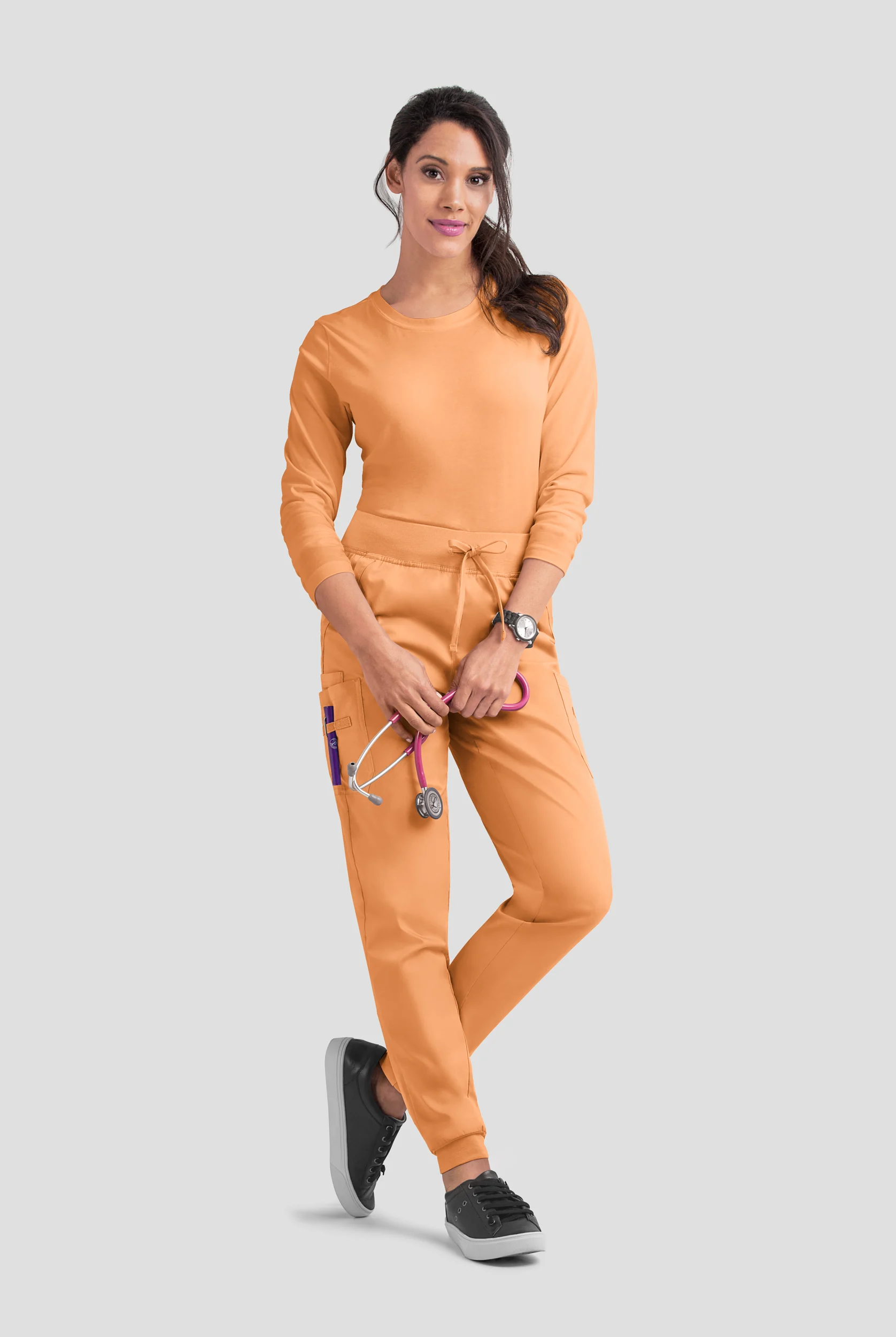 Butter-Soft STRETCH Women's 5-Pocket Cargo Jogger Scrub Pants