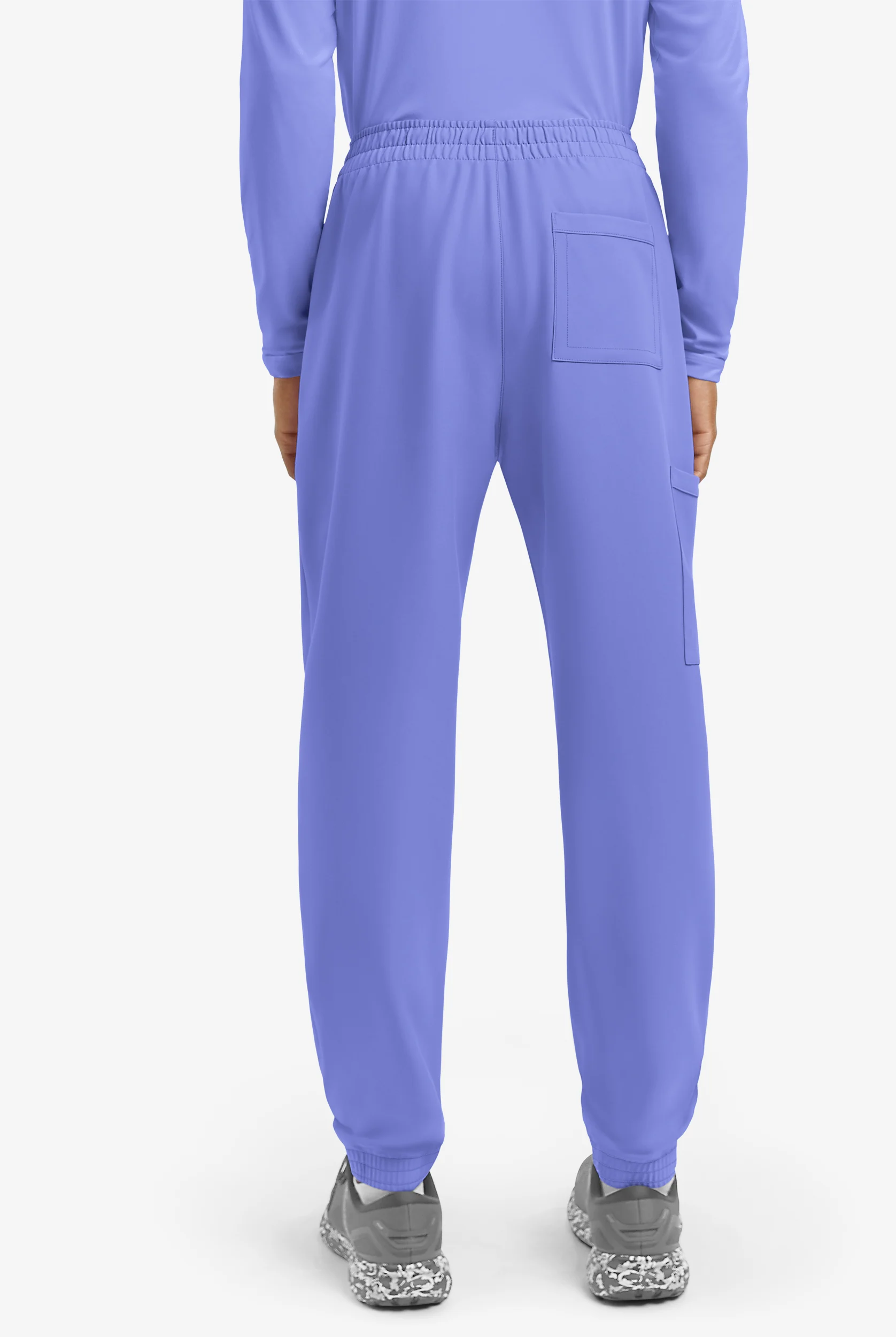 Cherokee Workwear Originals Ultra Men's 4-Pocket Flat Front Cargo Jogger Scrub Pants