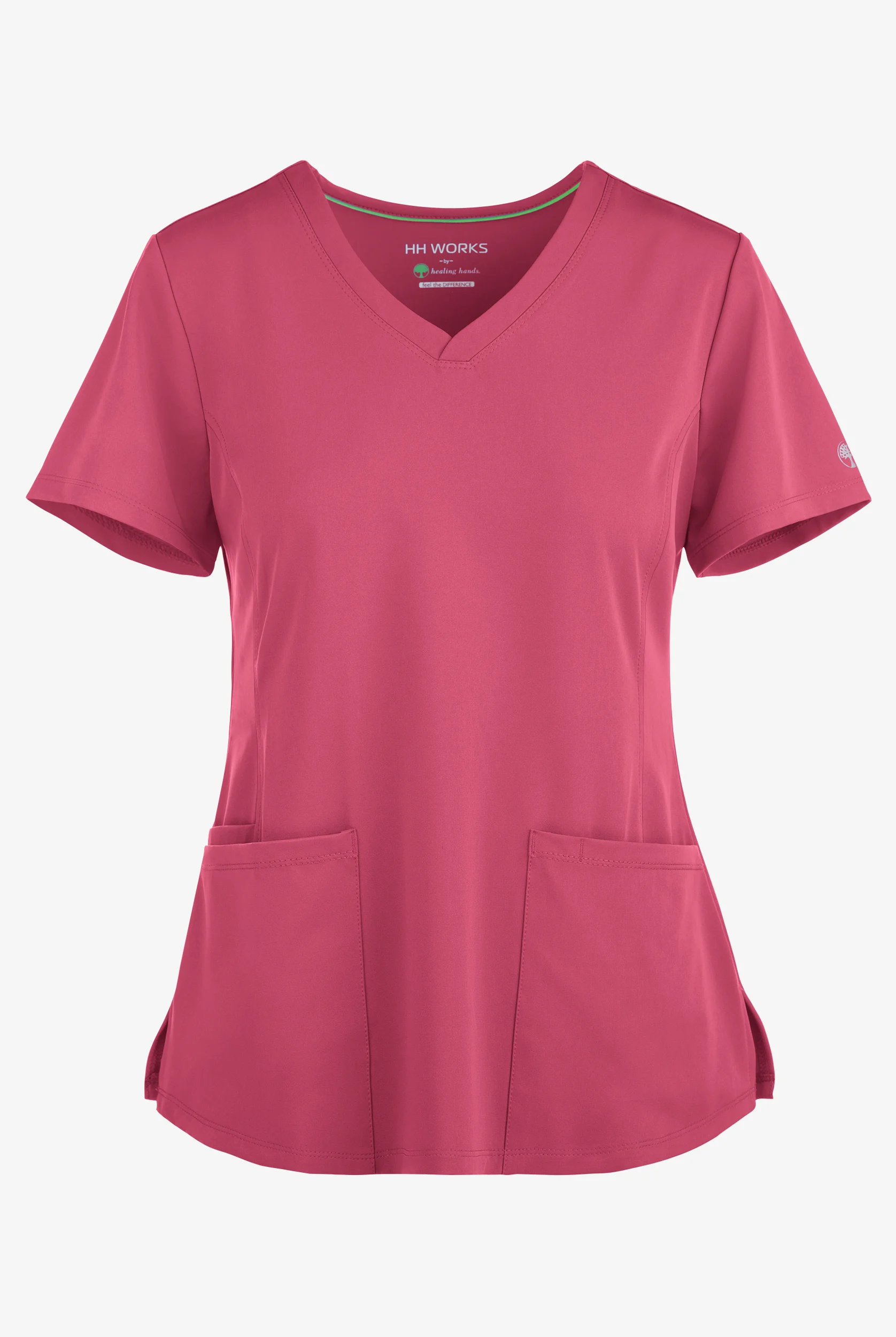 HH Works by Healing Hands Monica Women's 4-Pocket STRETCH V-Neck Scrub Top