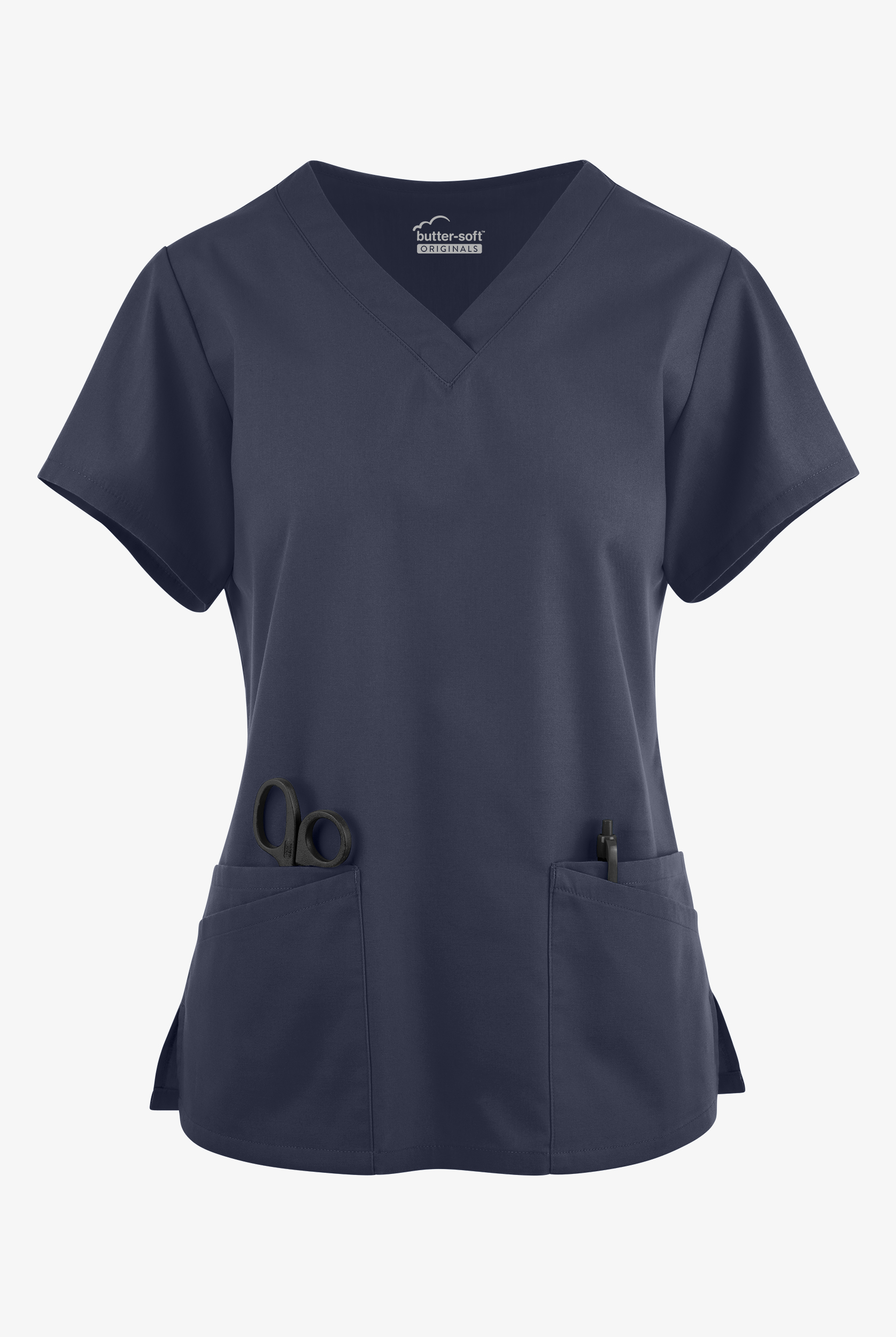 Butter-Soft Originals Women's 6-Pocket V-Neck Scrub Top