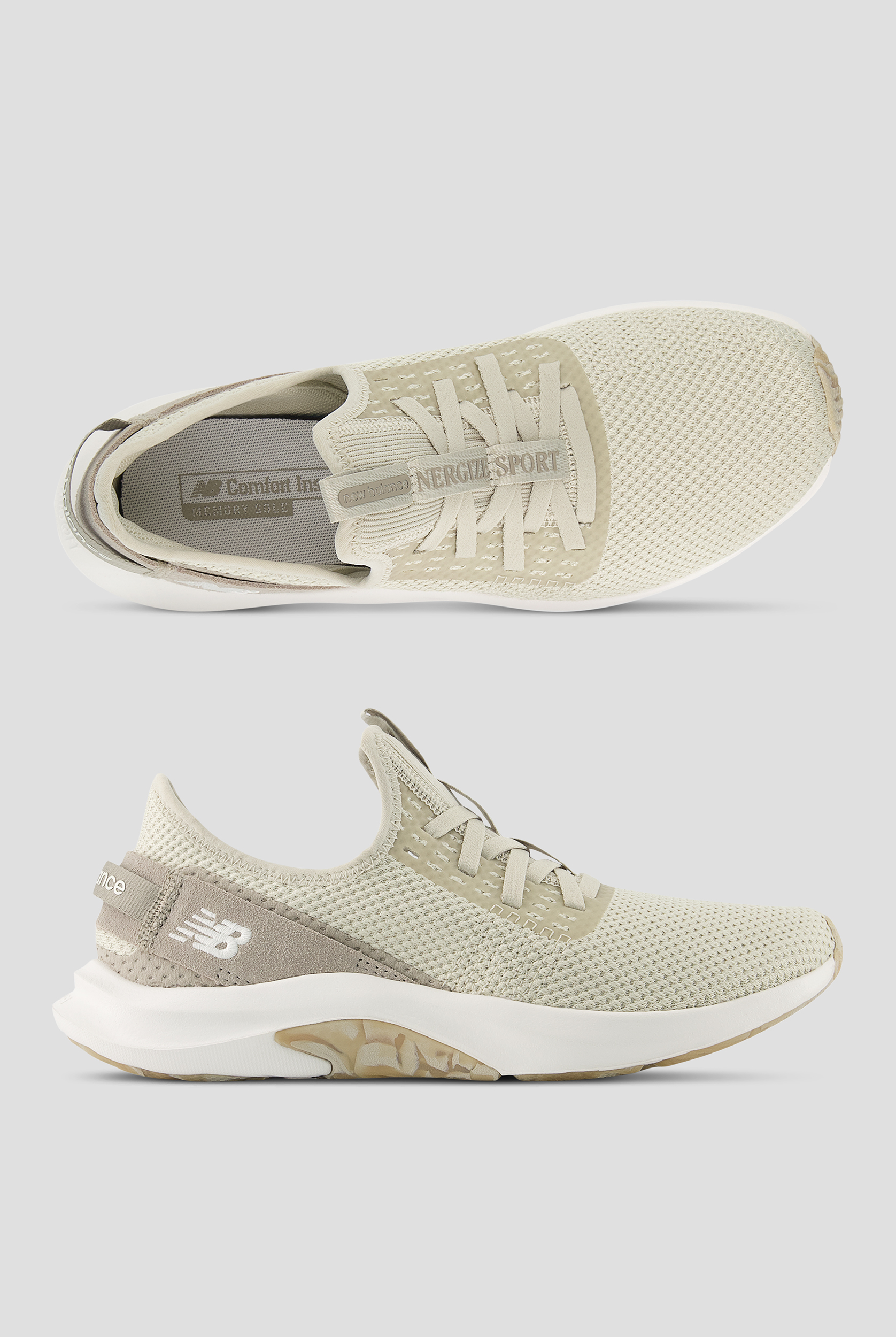 Zapatillas deportivas New Balance NRGS Shipyard/Arid Stone con cordones para mujer