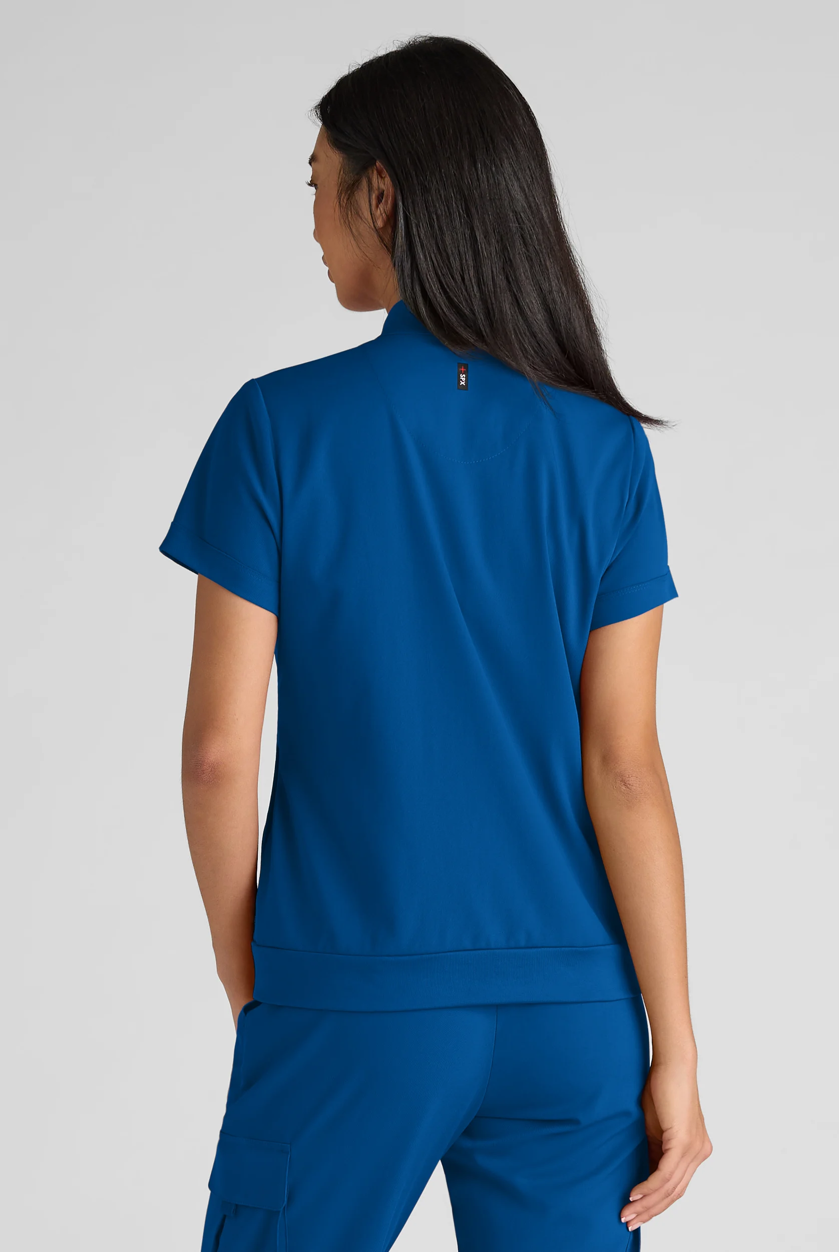 Blusa m&eacute;dica Grey's Anatomy by Barco Emerge Rowen STRETCH con cremallera y 2 bolsillos para mujer