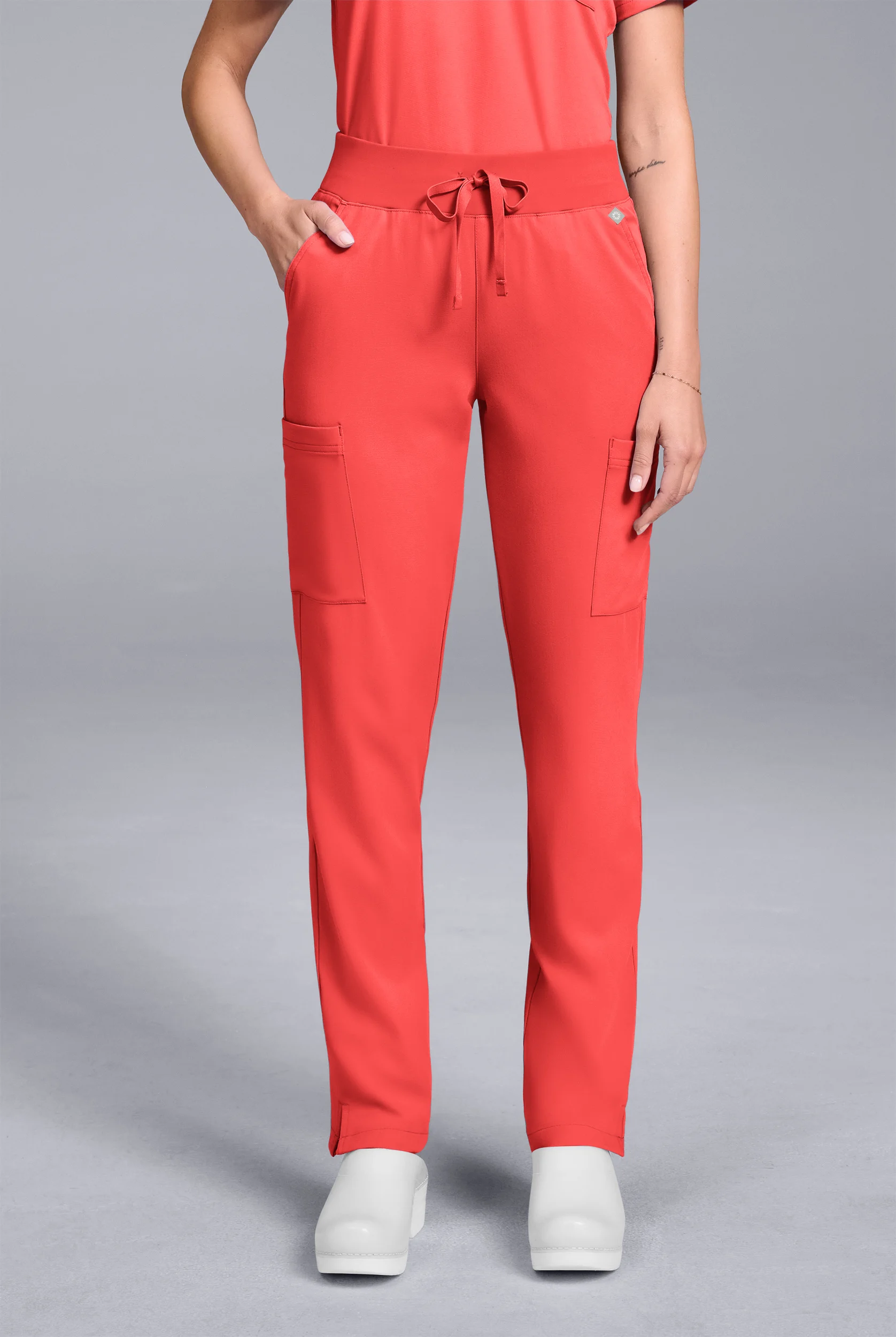 Hypothesis Women's Base 7-Pocket Straight Leg Cargo Scrub Pant