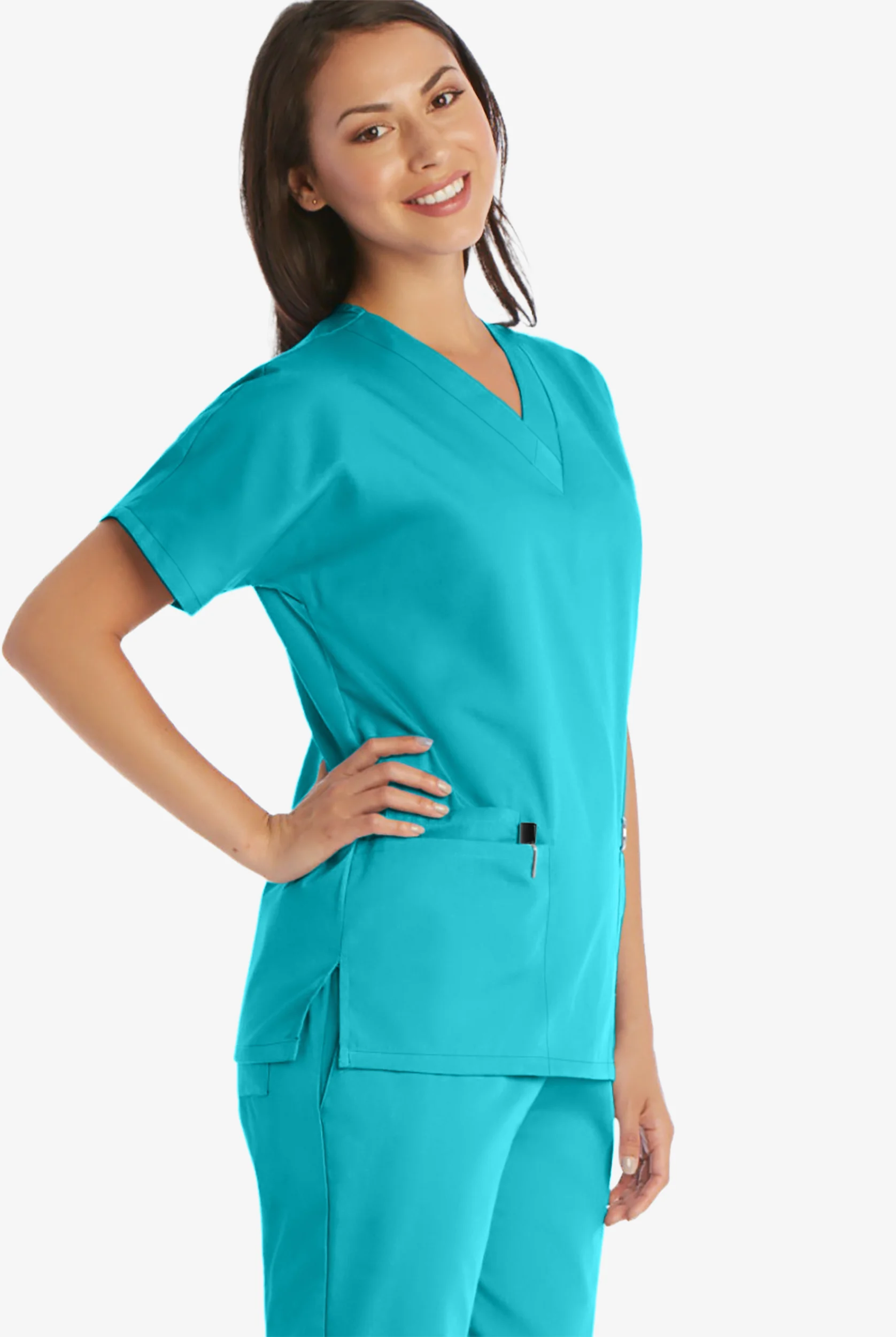 Cherokee Workwear Women's 3-Pocket V-Neck Scrub Top