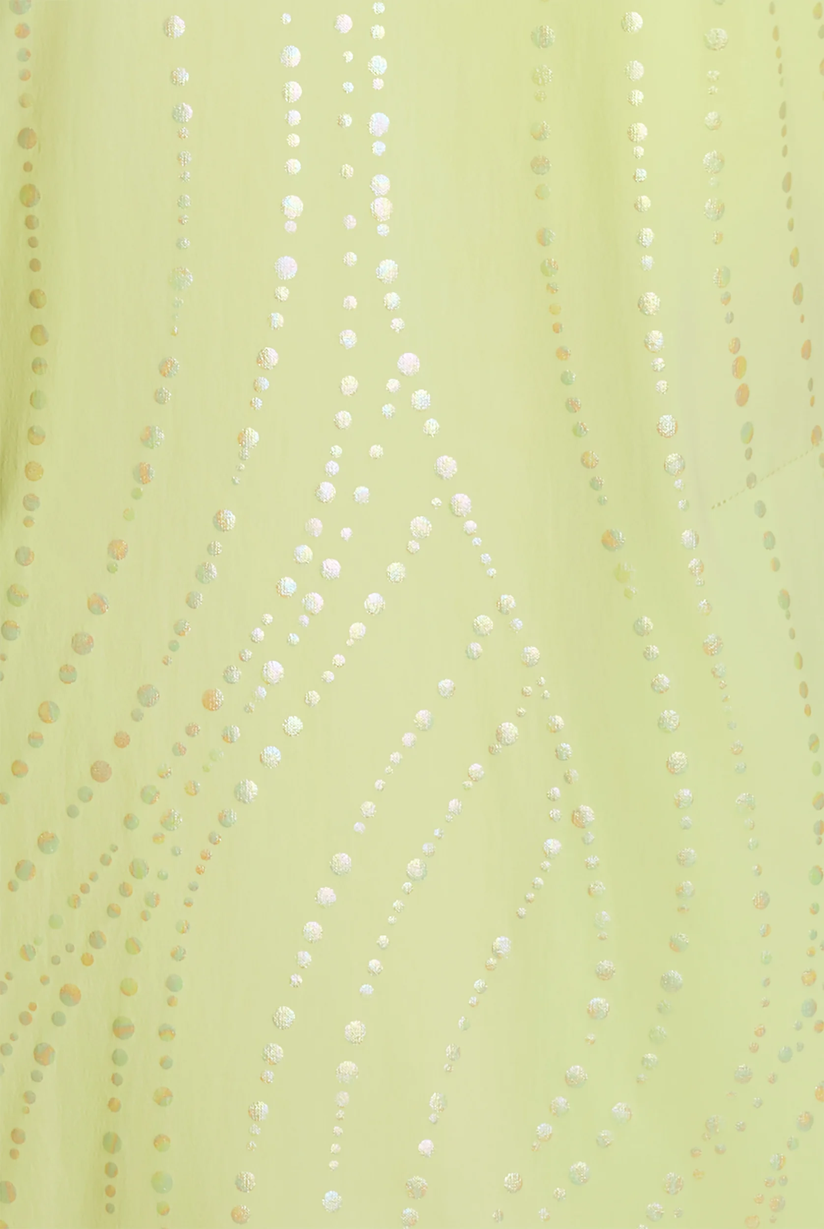 Butter-Soft STRETCH Rhythmic Waves Cool Matcha Women's 2-Pocket V-Neck Print Scrub Top