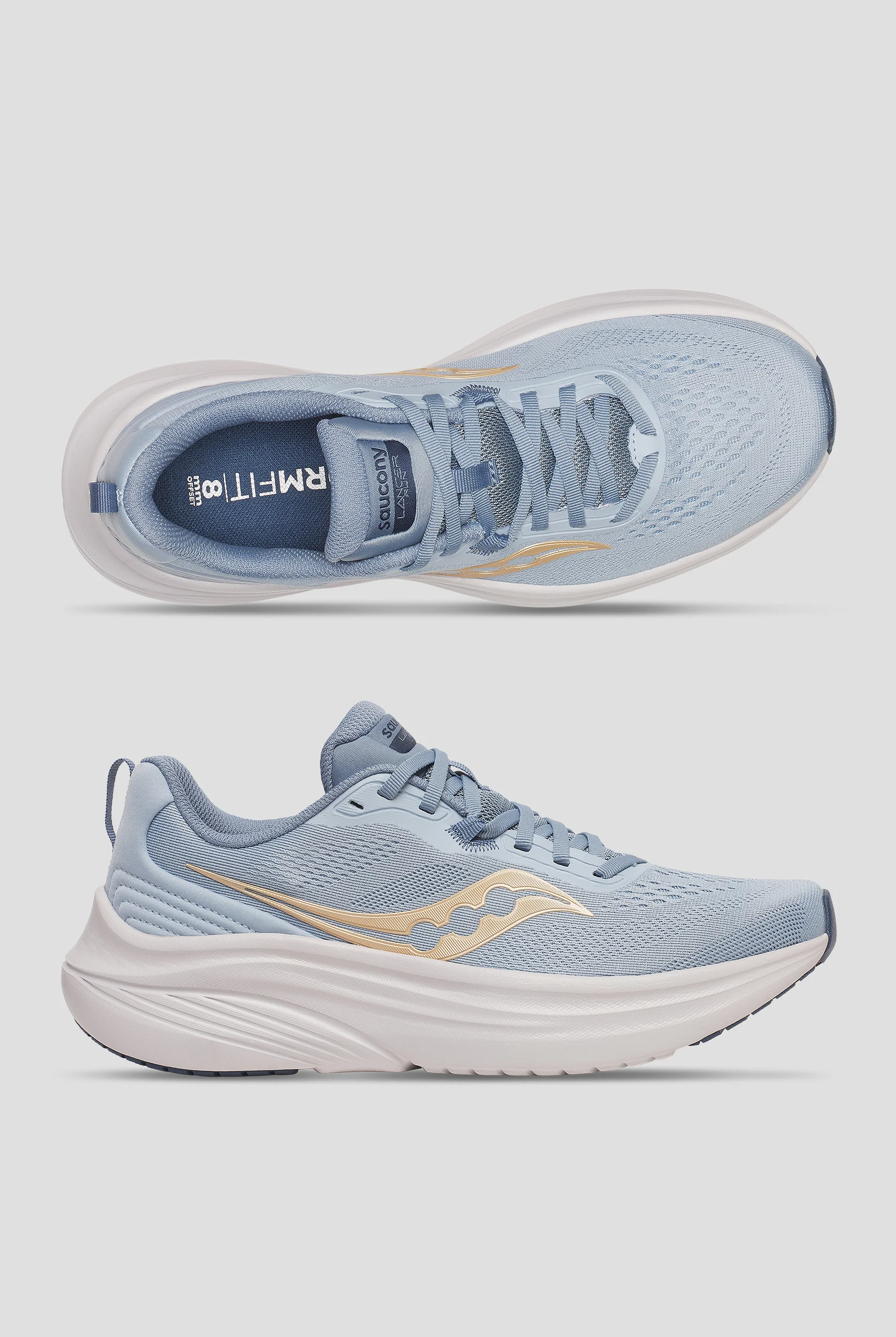 Saucony Women's Lancer Run Celestial / Storm Athletic Lace Up Shoes