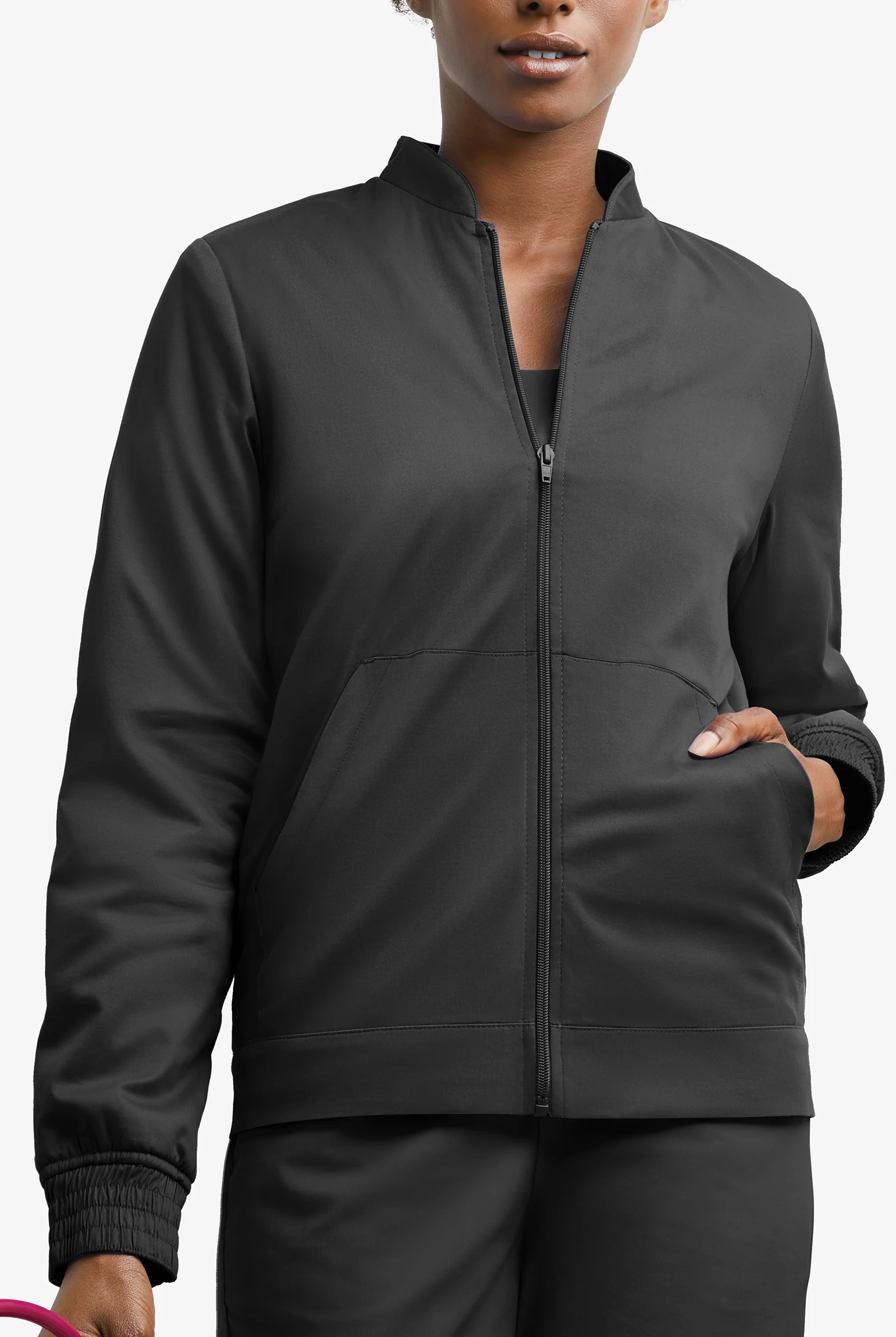 Butter-Soft STRETCH Unisex 4-Pocket Fleece Lined Scrub Jacket