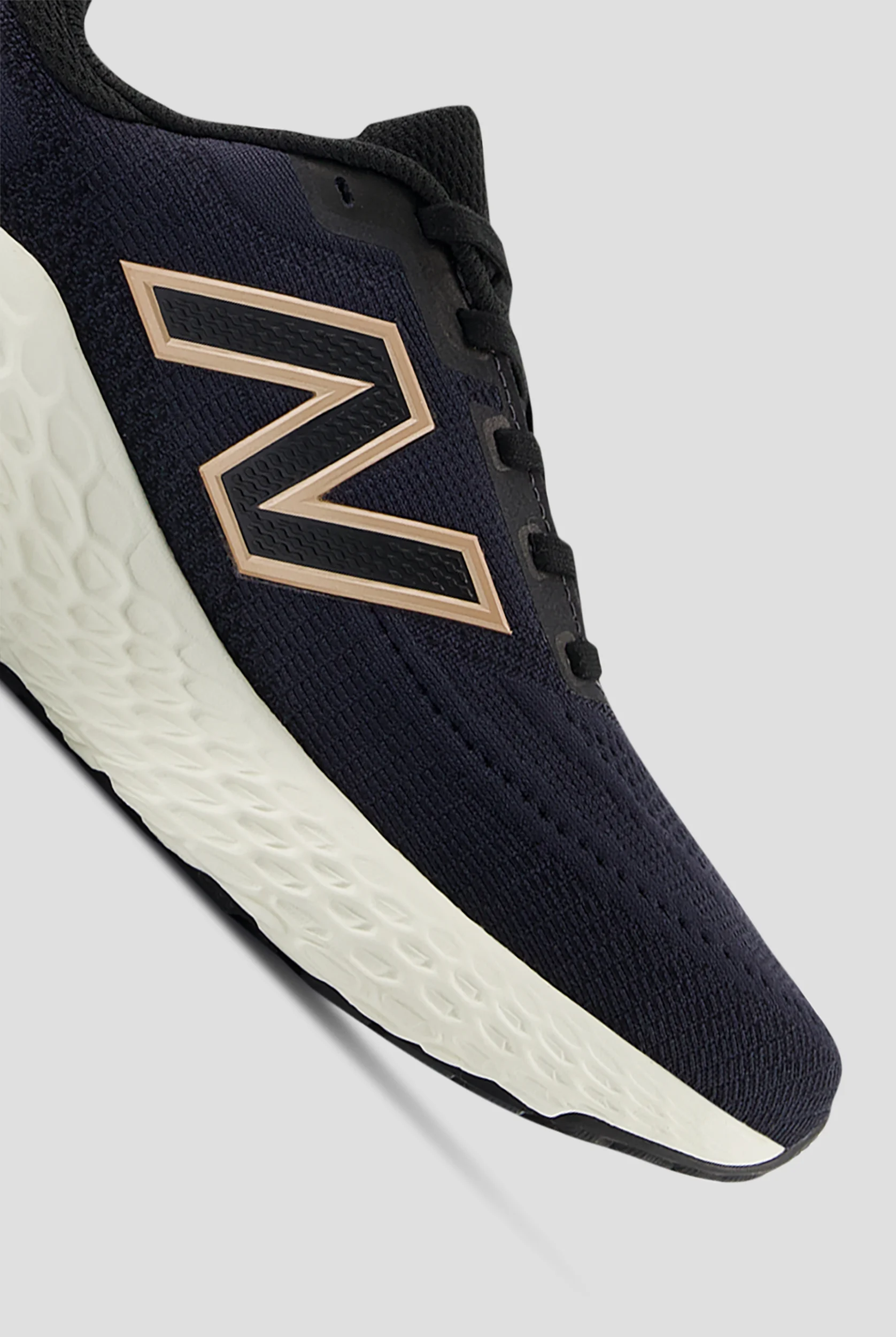 New Balance Women's Fresh Foam X EVOZ Black Athletic Lace Up Shoes