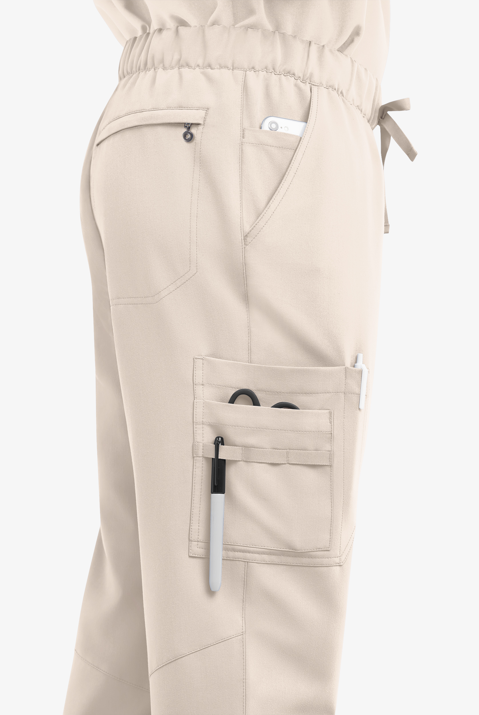 MOVEMENT by Butter-Soft Hadar Men's 9-Pocket Cargo STRETCH Scrub Pants