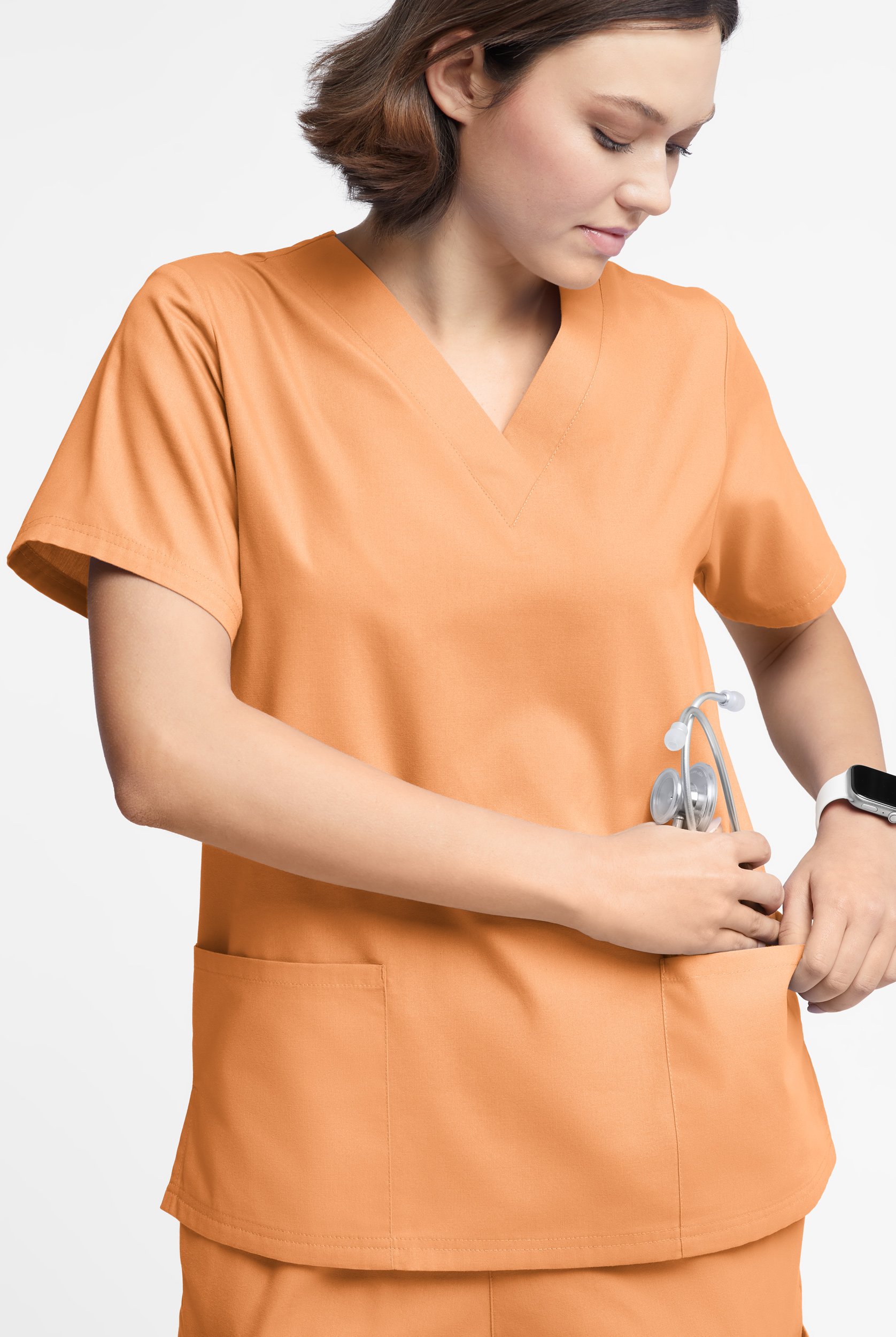 Butter-Soft Originals Women's 2-Pocket V-Neck Scrub Top