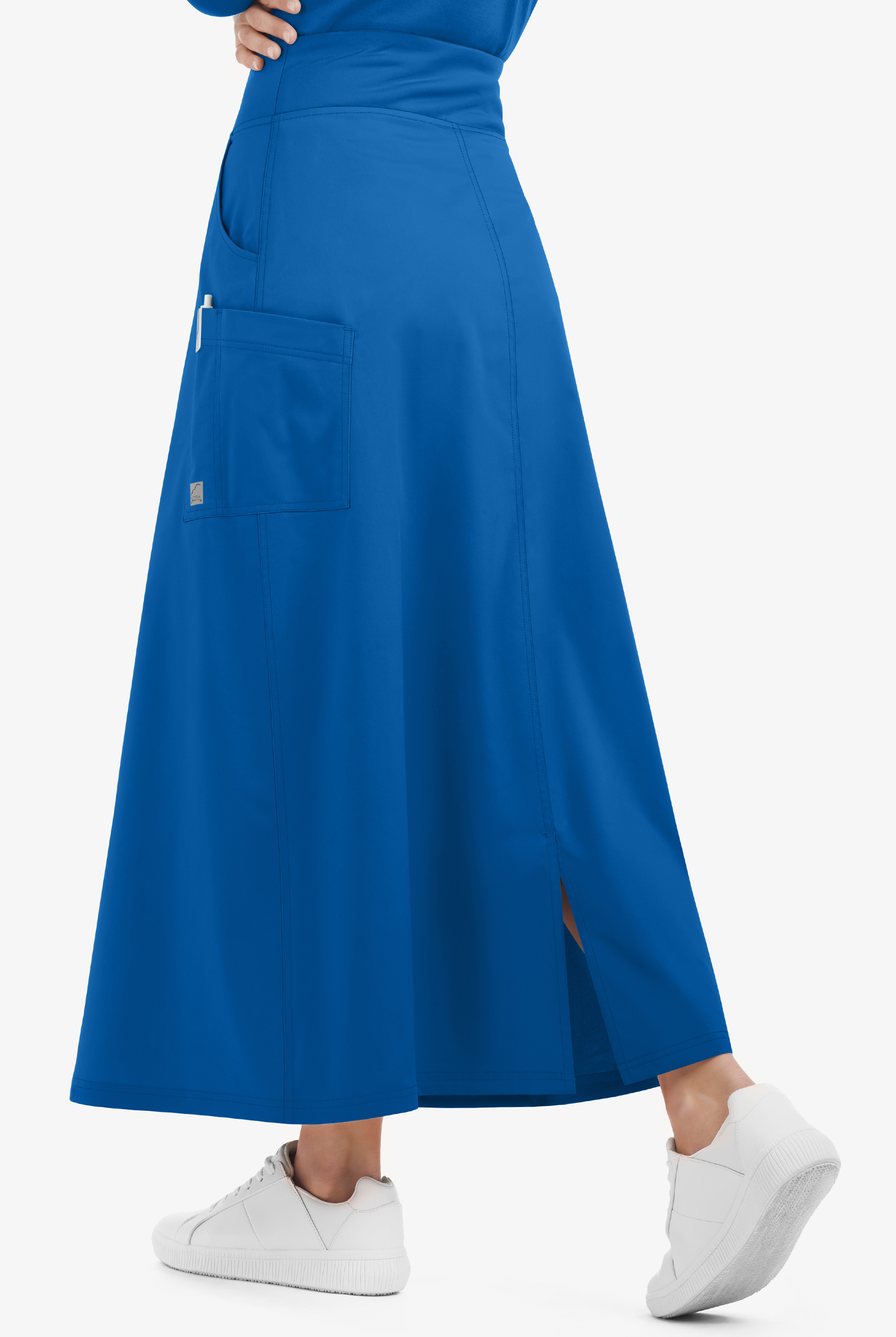 Butter-Soft STRETCH Women's 3-Pocket Ankle Length Scrub Skirt
