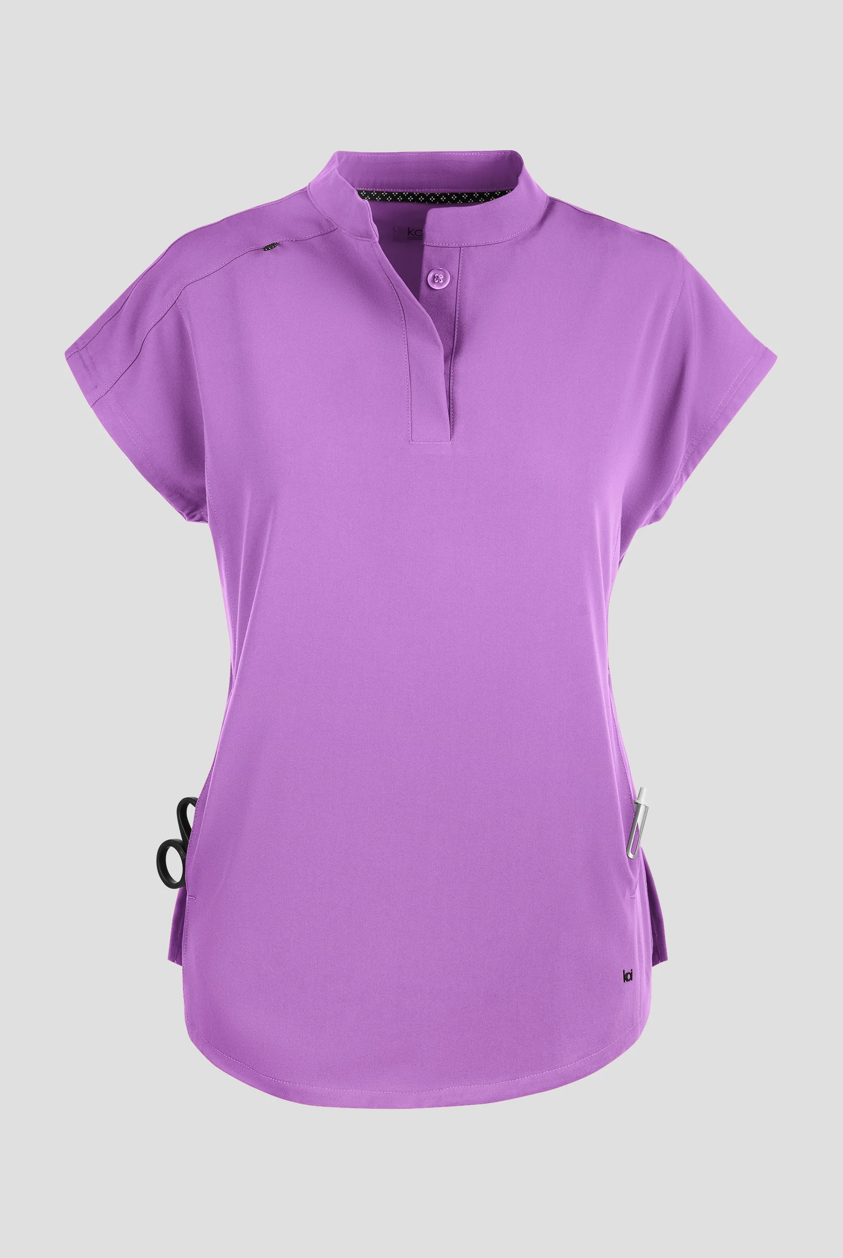 koi Next Gen Superhuman Women's 2-Pocket STRETCH Dolman Sleeve Scrub Top