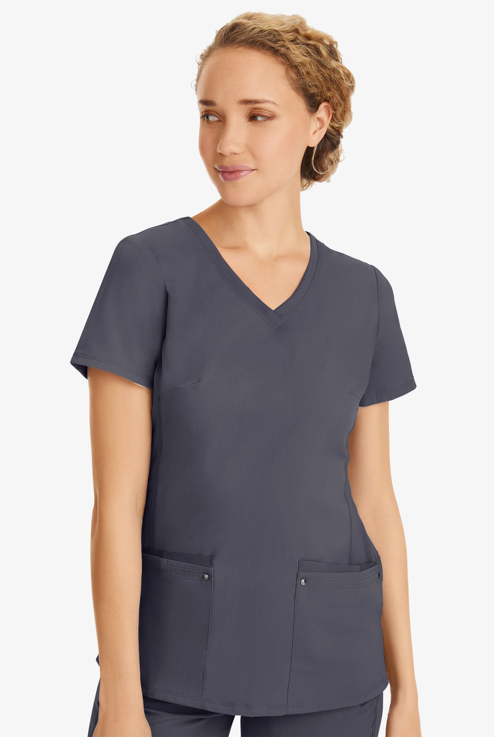 Healing Hands Purple Label Juliet Women's 2-Pocket STRETCH Princess Seam Scrub Top