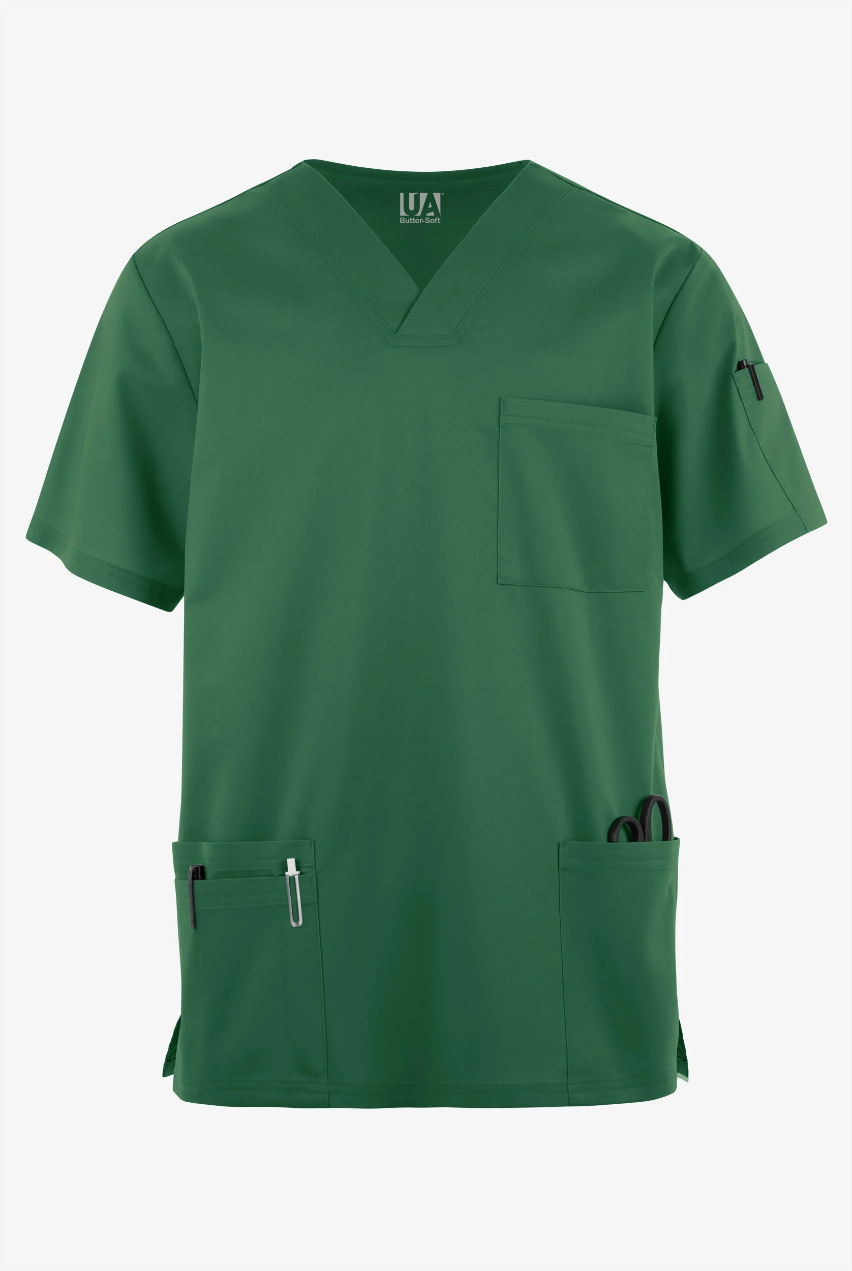 Butter-Soft STRETCH Men's 6-Pocket V-Neck Scrub Top