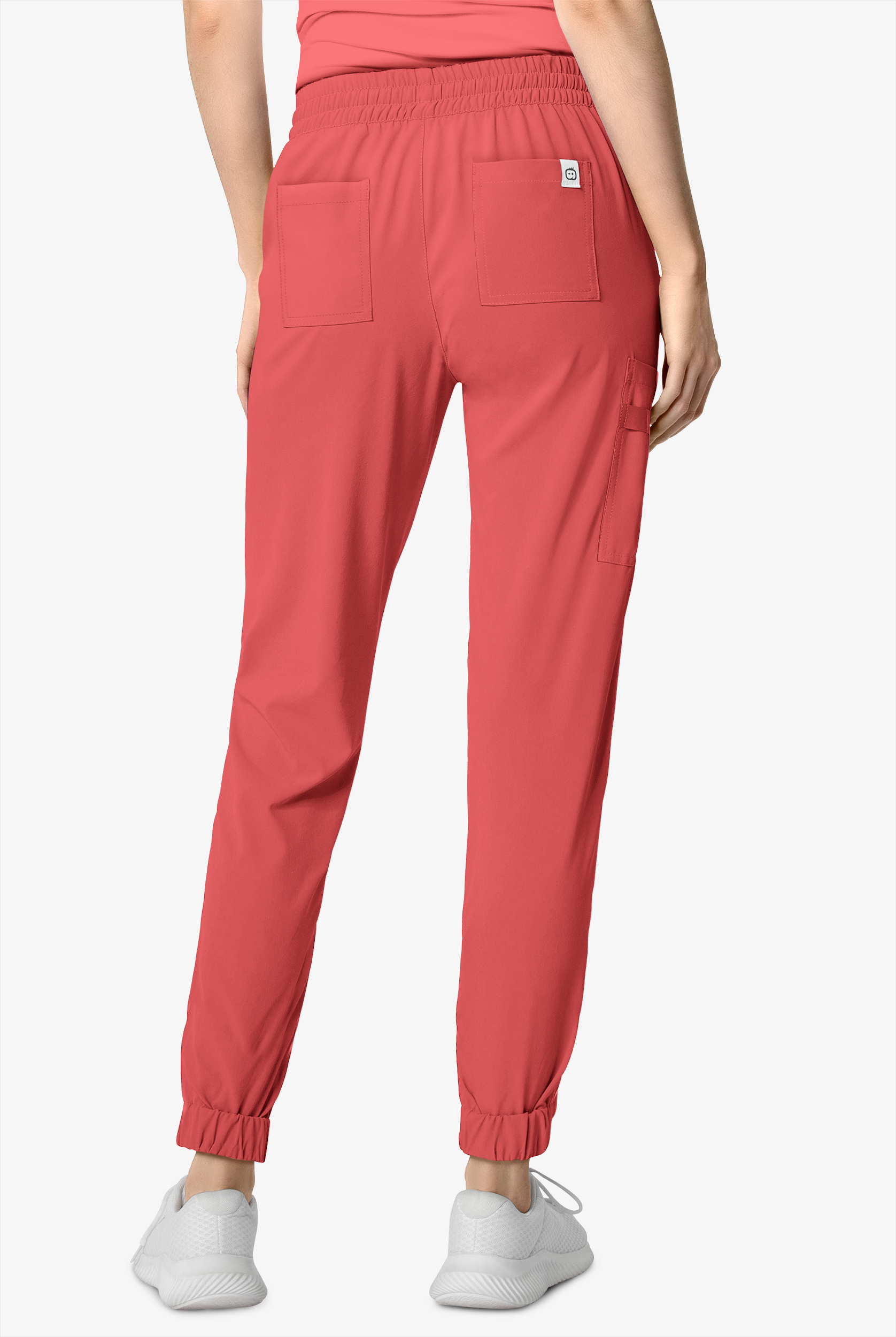 Wink Renew Women's 7-Pocket STRETCH Flat Front Drawstring Cargo Jogger Scrub Pants