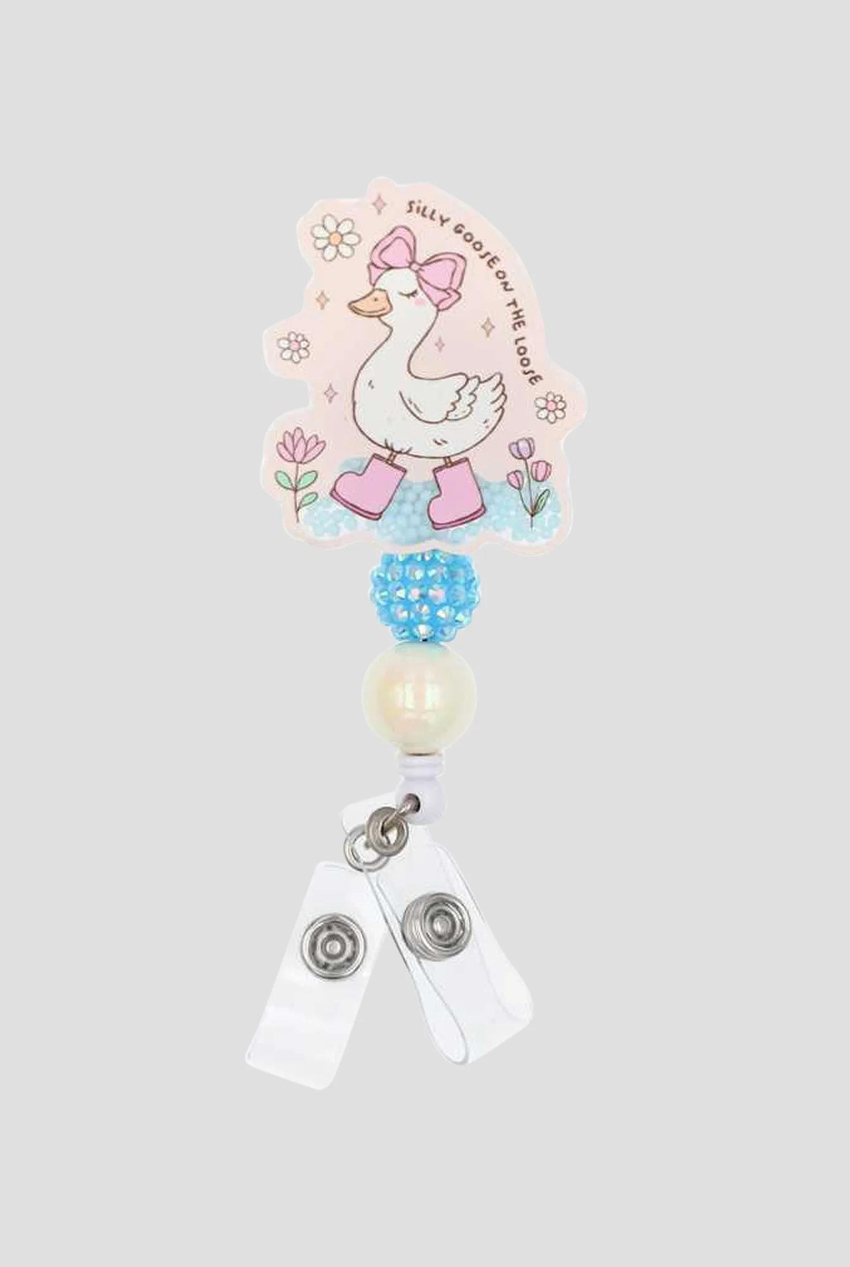 Outside the Box Sparkle Goose ID Badge Holder