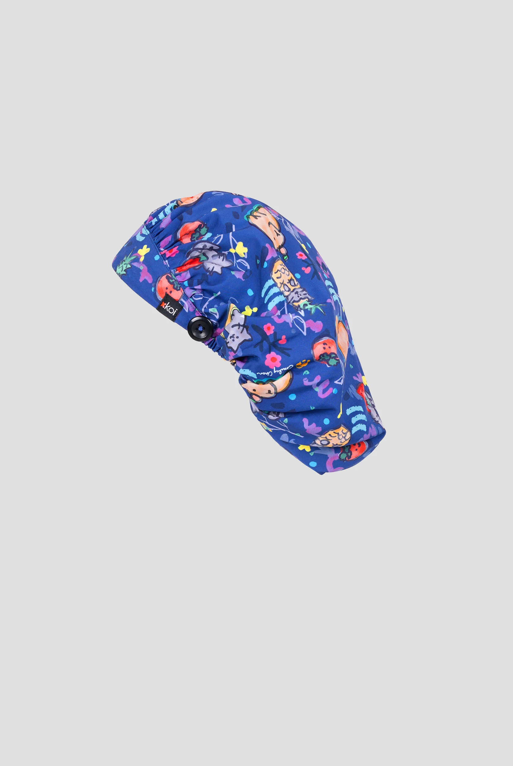 koi Basics Capybara Bouffant Scrub Hat