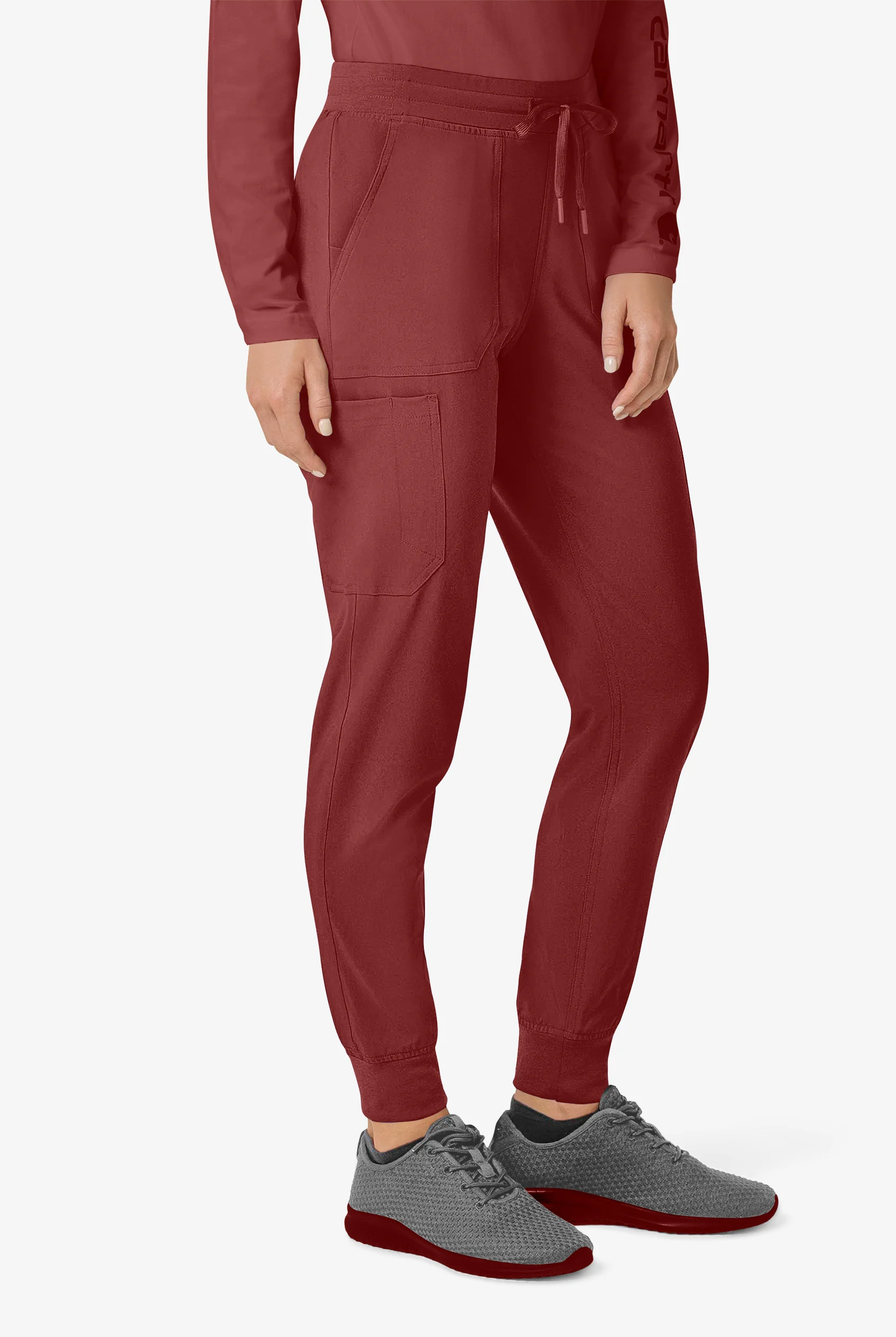 Carhartt Cross-Flex Force Women's 8-Pocket STRETCH Knit Cuff Cargo Jogger Scrub Pants