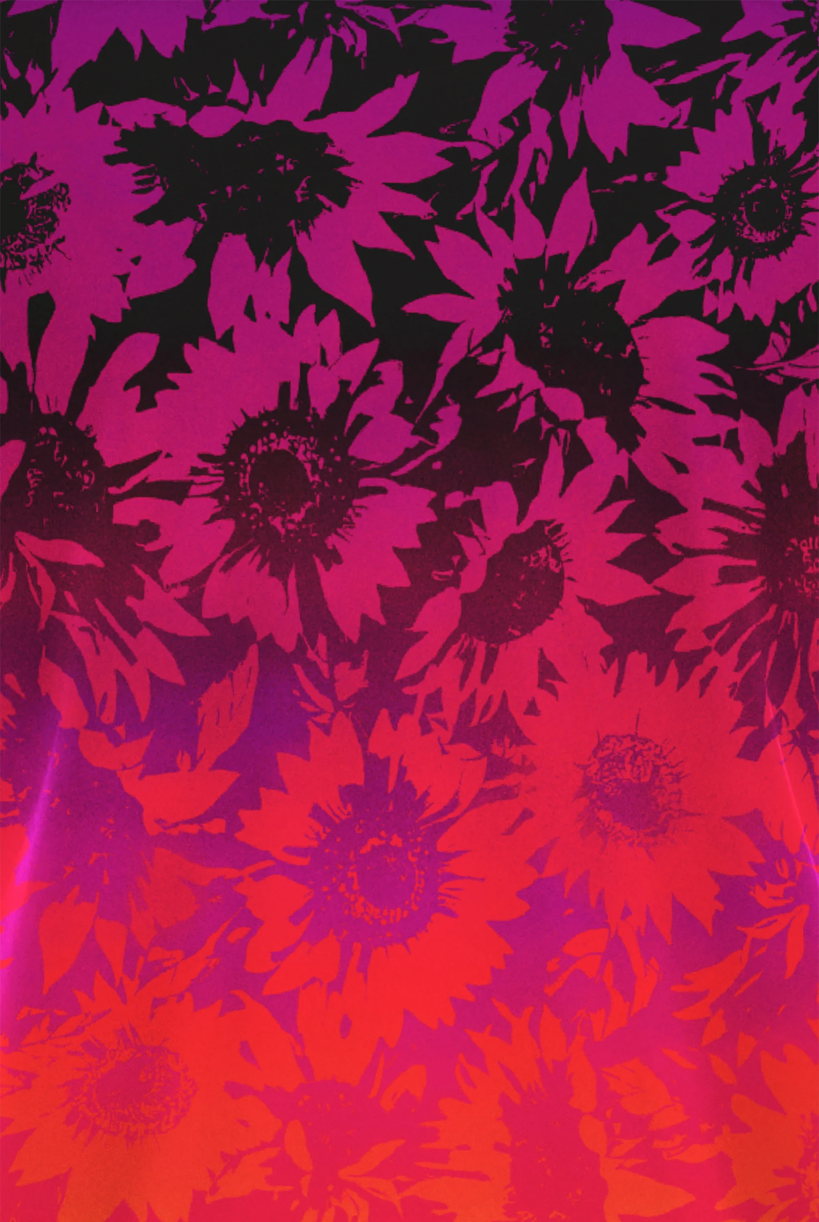 Easy STRETCH Sunflower Dusk Onyx Women's 2-Pocket V-Neck Print Scrub Top